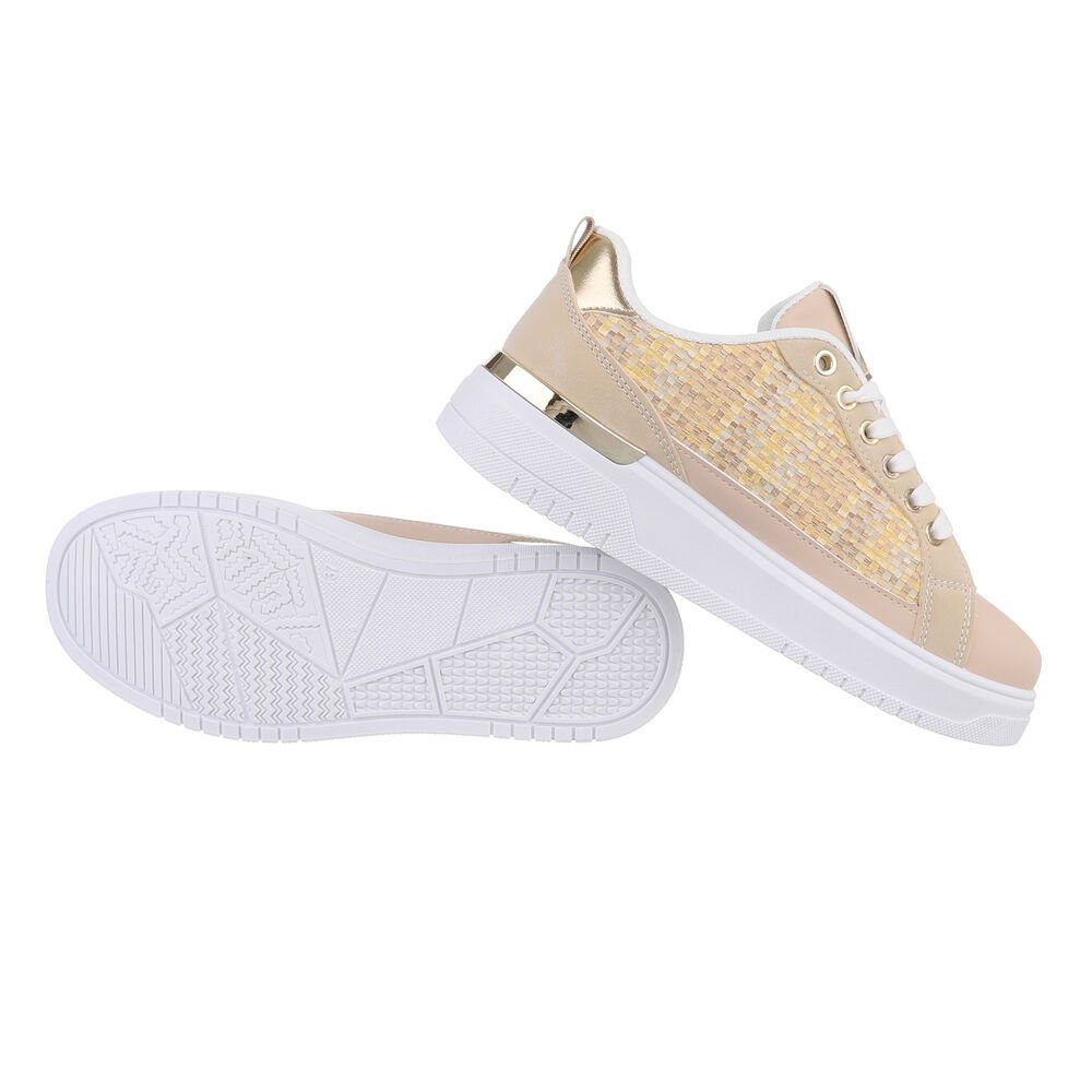 Ital-Design Damen Low-Top Freizeit Sneaker Keilabsatz/Wedge günstig online kaufen
