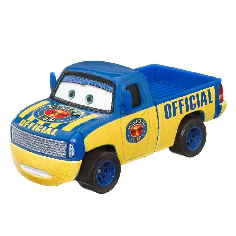 Disney Cars Spielzeug-Rennwagen Dexter Hoover Flagge HFB60 Disney Cars Die-Cast 1:55 Auto Fahrzeug