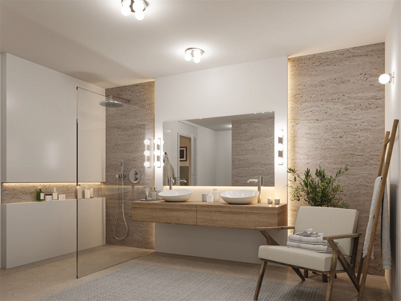 Paulmann Wandleuchte Selection Bathroom Gove IP44 günstig online kaufen