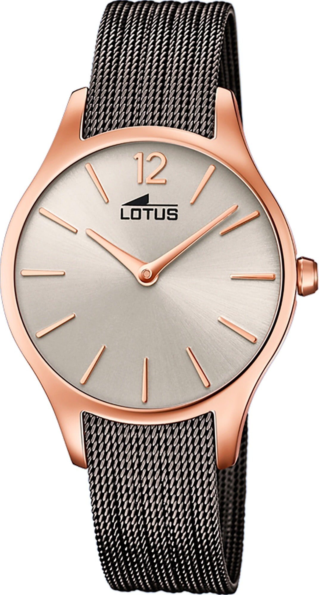 Damen Uhren Lotus Quarzuhr UL18751/1 Lotus Damen Armbanduhr Bliss 18751/1, Damenuhr rund, mittel (ca. 32mm), Edelstahl, Edelstah