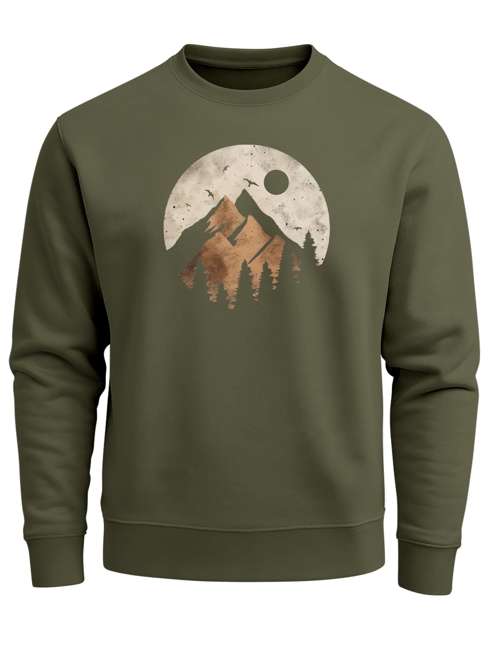 Neverless Sweatshirt Sweatshirt Herren ohne Kapuze günstig online kaufen