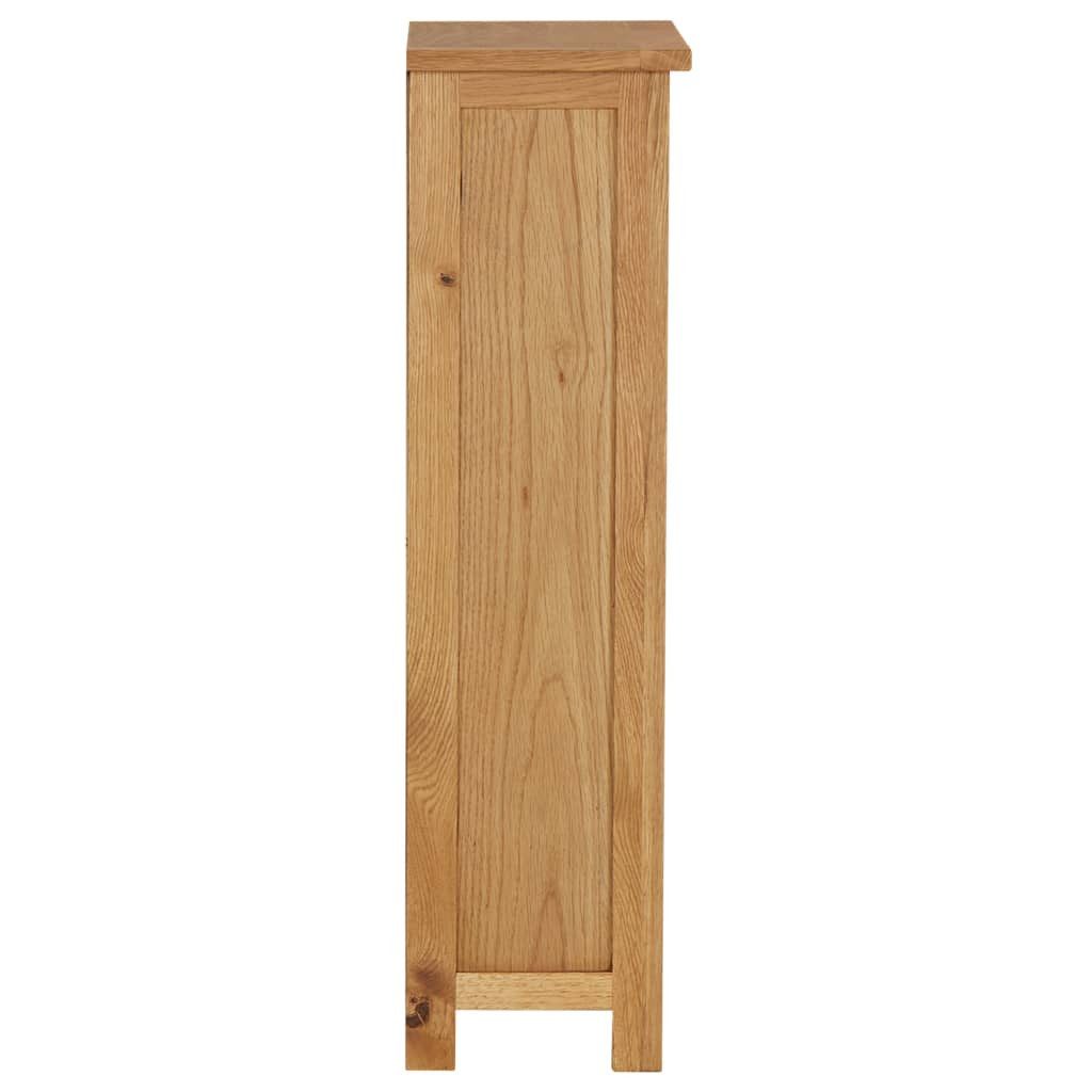 vidaXL Bücherregal 45 x 225 x 82 cm Bücherregal 45x22,5x82 cm Eiche Massivholz