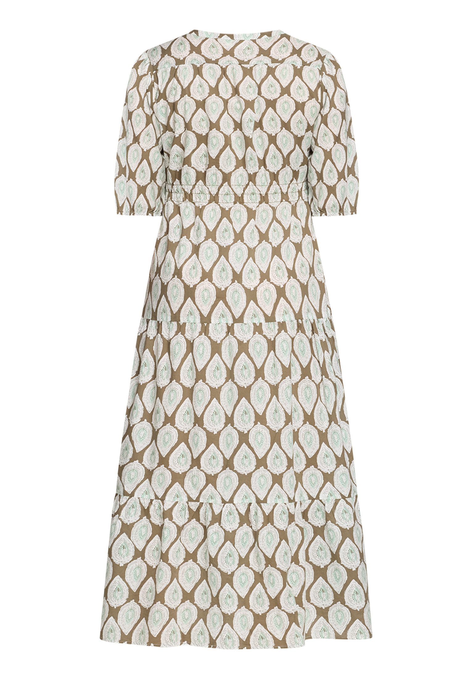 Cartoon Druckkleid Damen tailliert