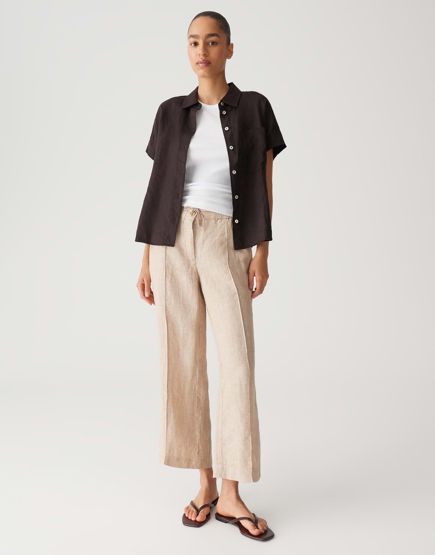 OPUS Leinenhose MAIKITO LINEN Relaxed aus reinem Leinen