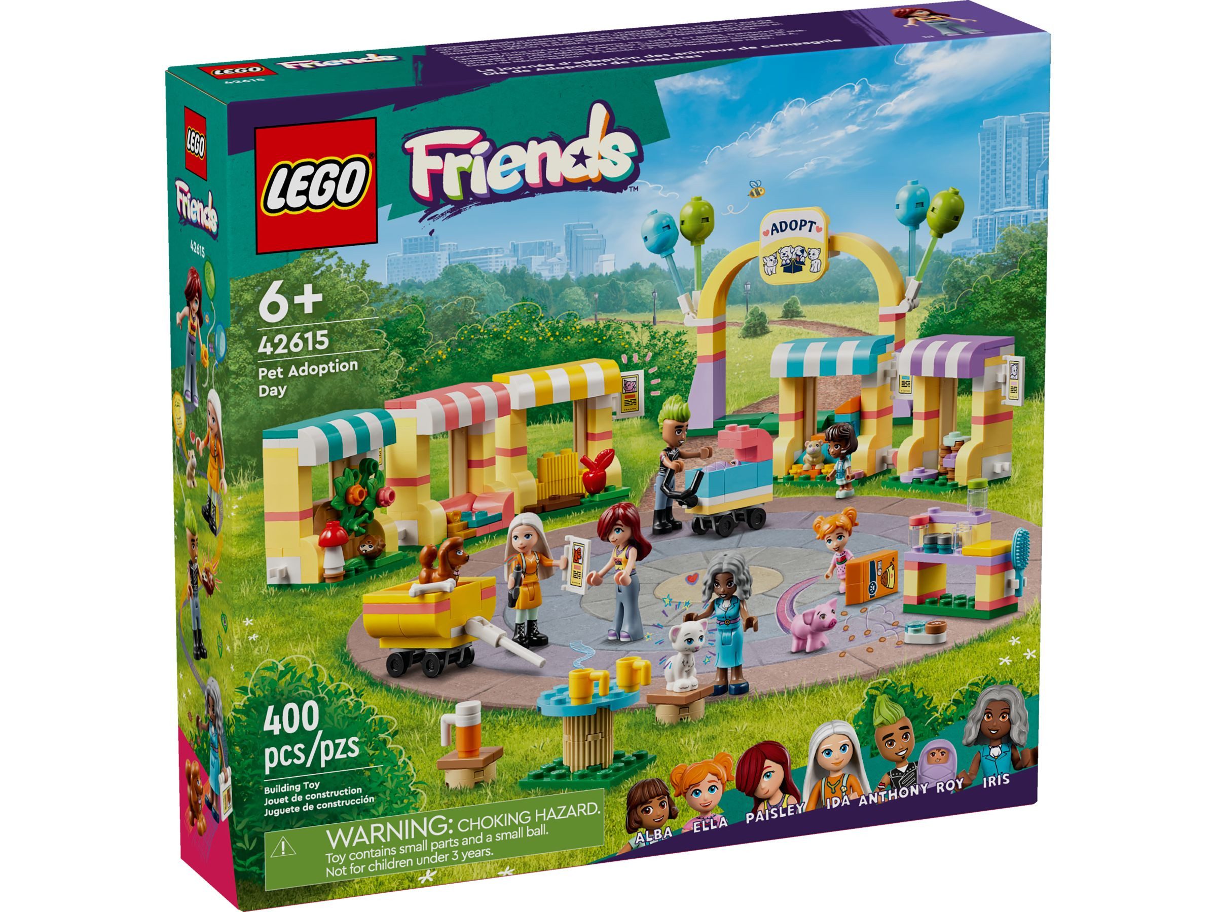 LEGO® Friends 42615 Tieradoptionstag Konstruktionsspielsteine