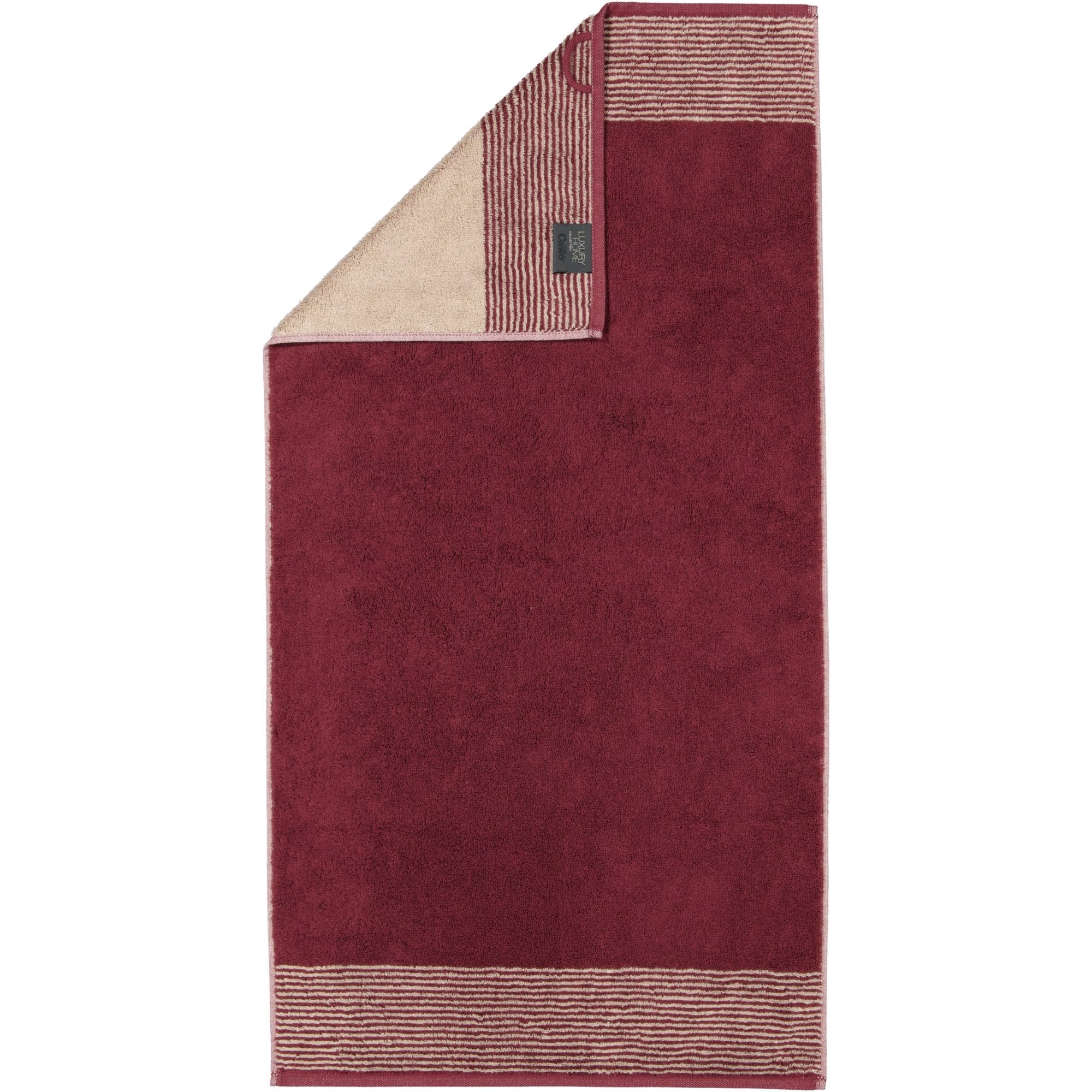 Cawö Handtücher Luxury Home Two-Tone 590, 100% Baumwolle (1-St) – Bild 5 von 5