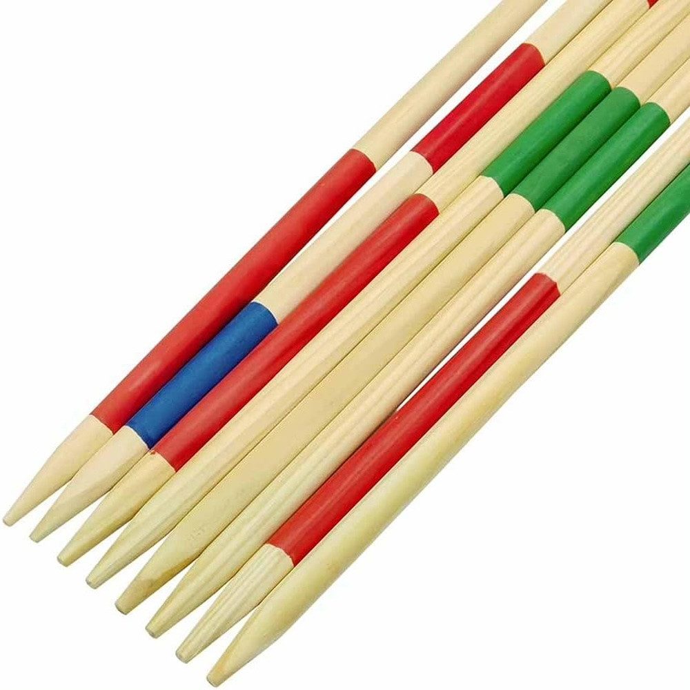 Carromco Spiel ORIGINAL Riesenmikado – Outdoorspiel aus Kiefernholz, Holzspielzeug für Kinder, Jugendliche & Erwachsene