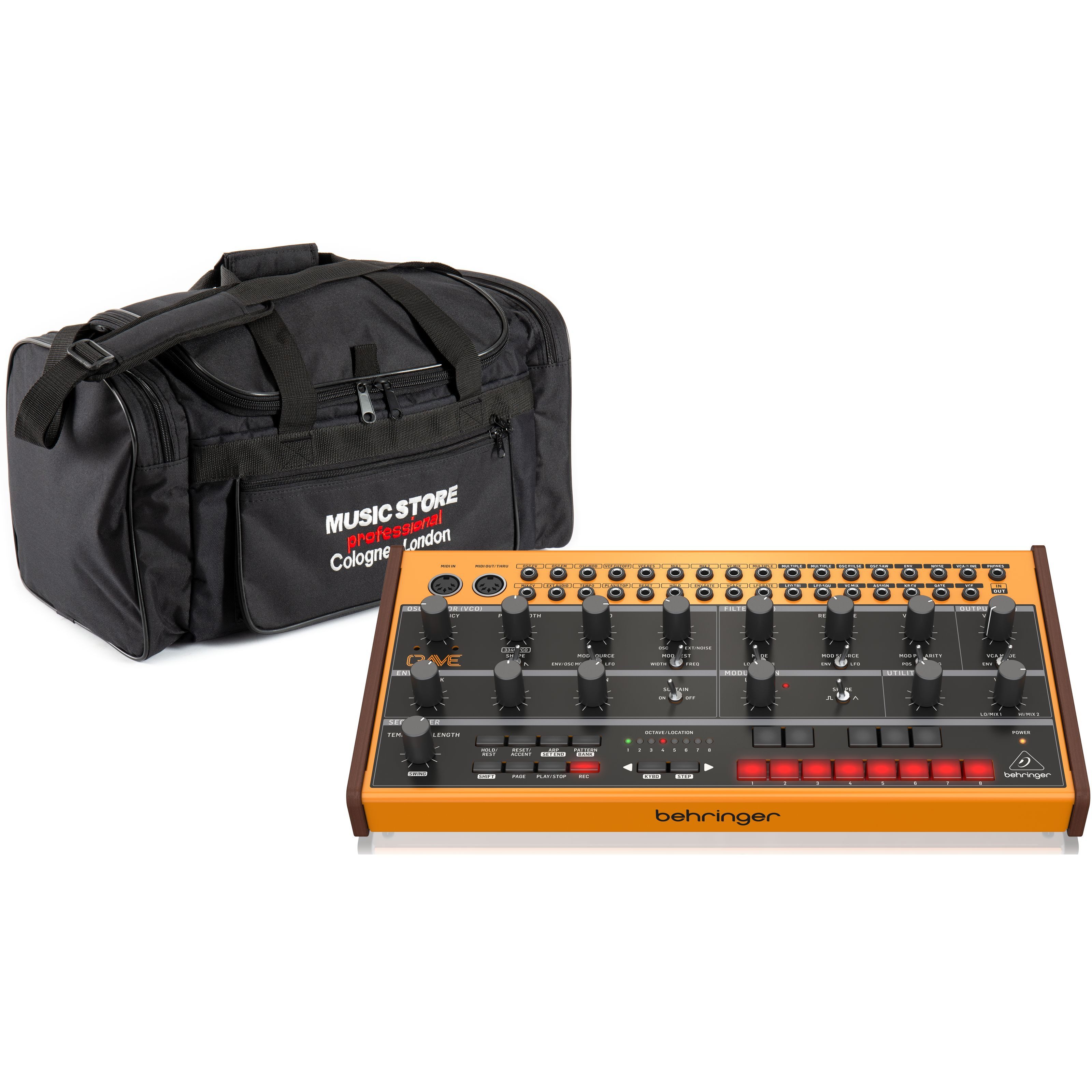 Behringer Synthesizer (Synthesizer, Analog Synthesizer), Crave + Bag -Set - Synthesizer-Set