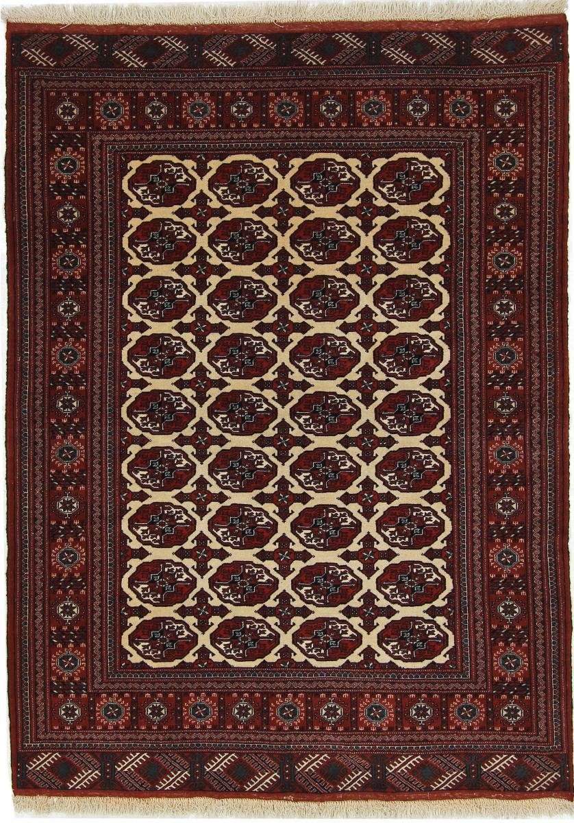 Orientteppich Turkaman 141x201 Handgeknüpfter Orientteppich / Perserteppich, Nain Trading, rechteckig, Höhe: 6 mm