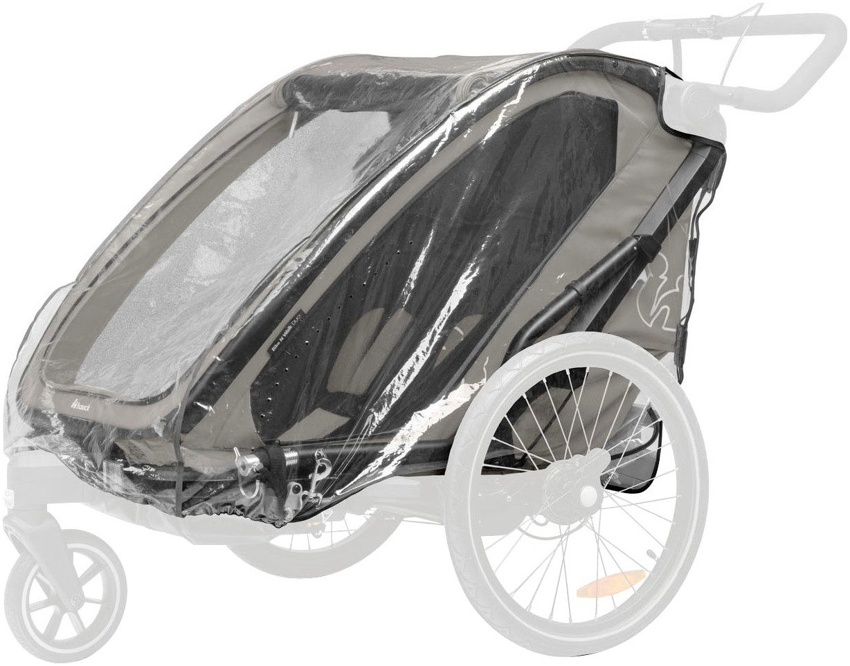 Hauck Regenverdeck Bike N Walk Duo Raincover, für Bike N Walk Fahrradanhänger