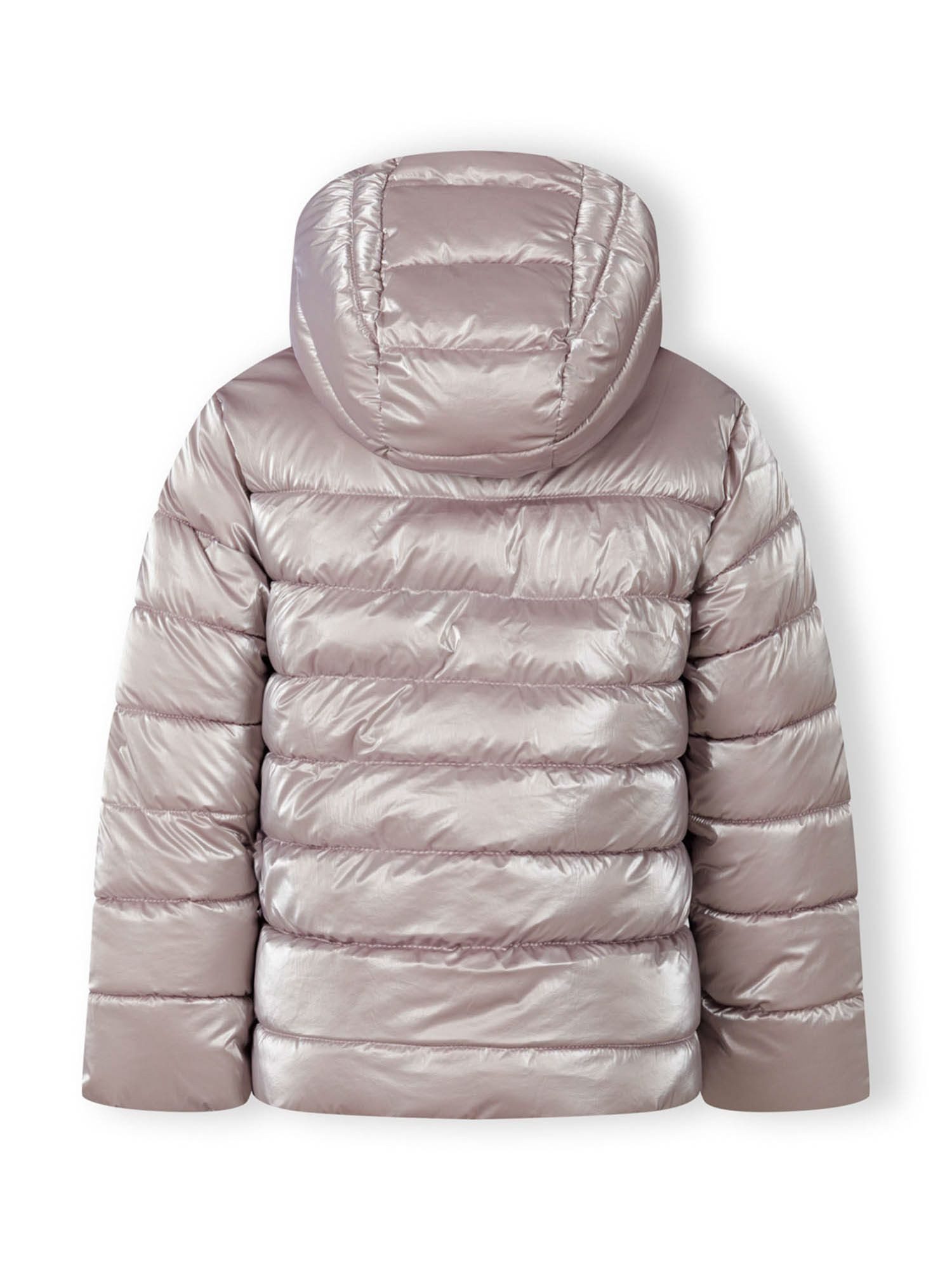MINOTI Winterjacke Gefütterte Steppjacke mit Kapuze und Aufnäher am Ärmel (9m-8y) trendiger Aufnäher am Ärmel