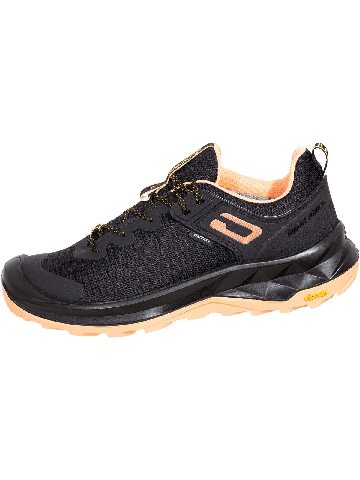 Grisport Grisport Halbschuh Speed/Bumper schwarz/orange Wanderschuh Robust, bequem und wetterfest – perfekt für jede Wandertour.