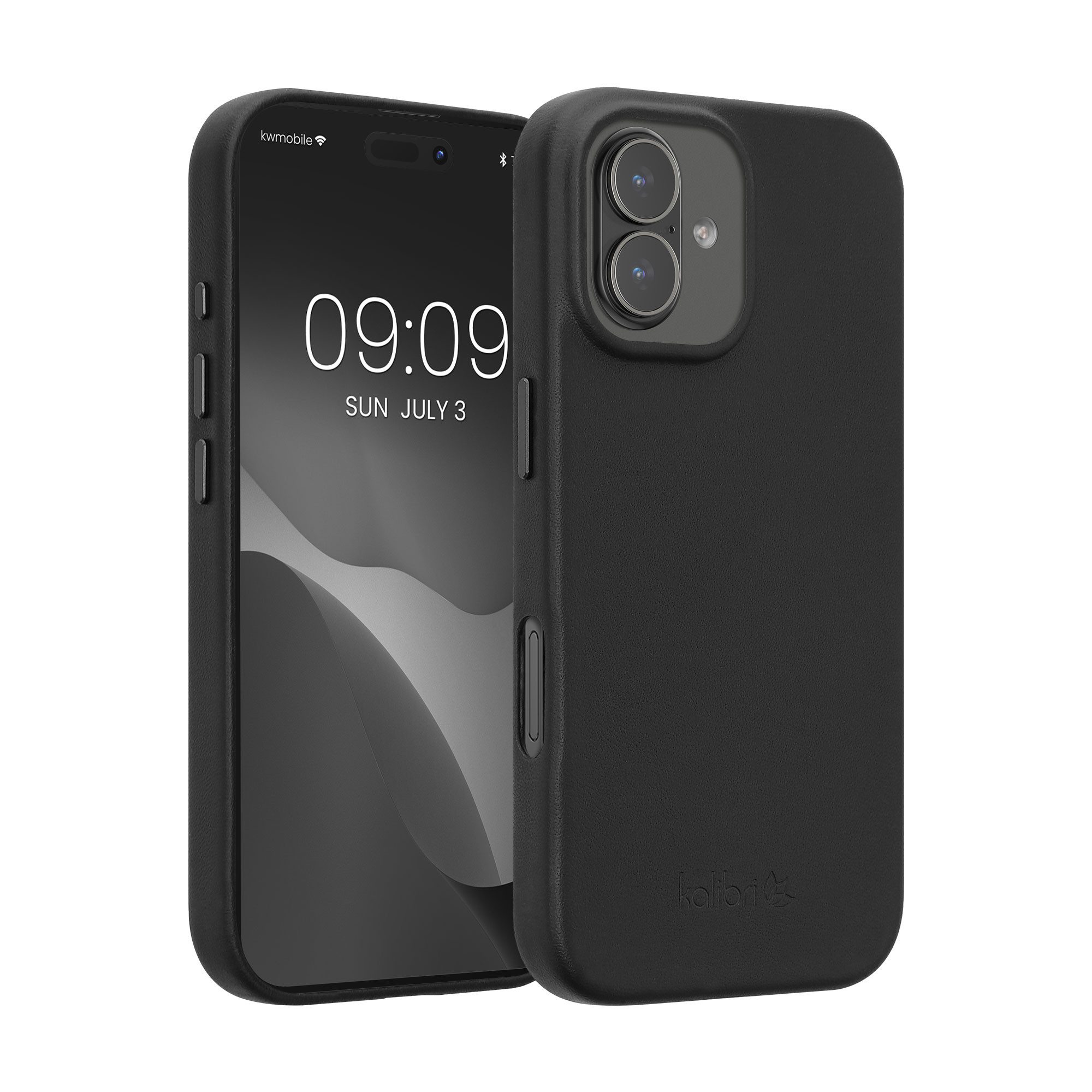 kalibri Smartphone-Hülle Hülle für Apple iPhone 17, Leder Handy Cover Case - Hardcover Schutzhülle