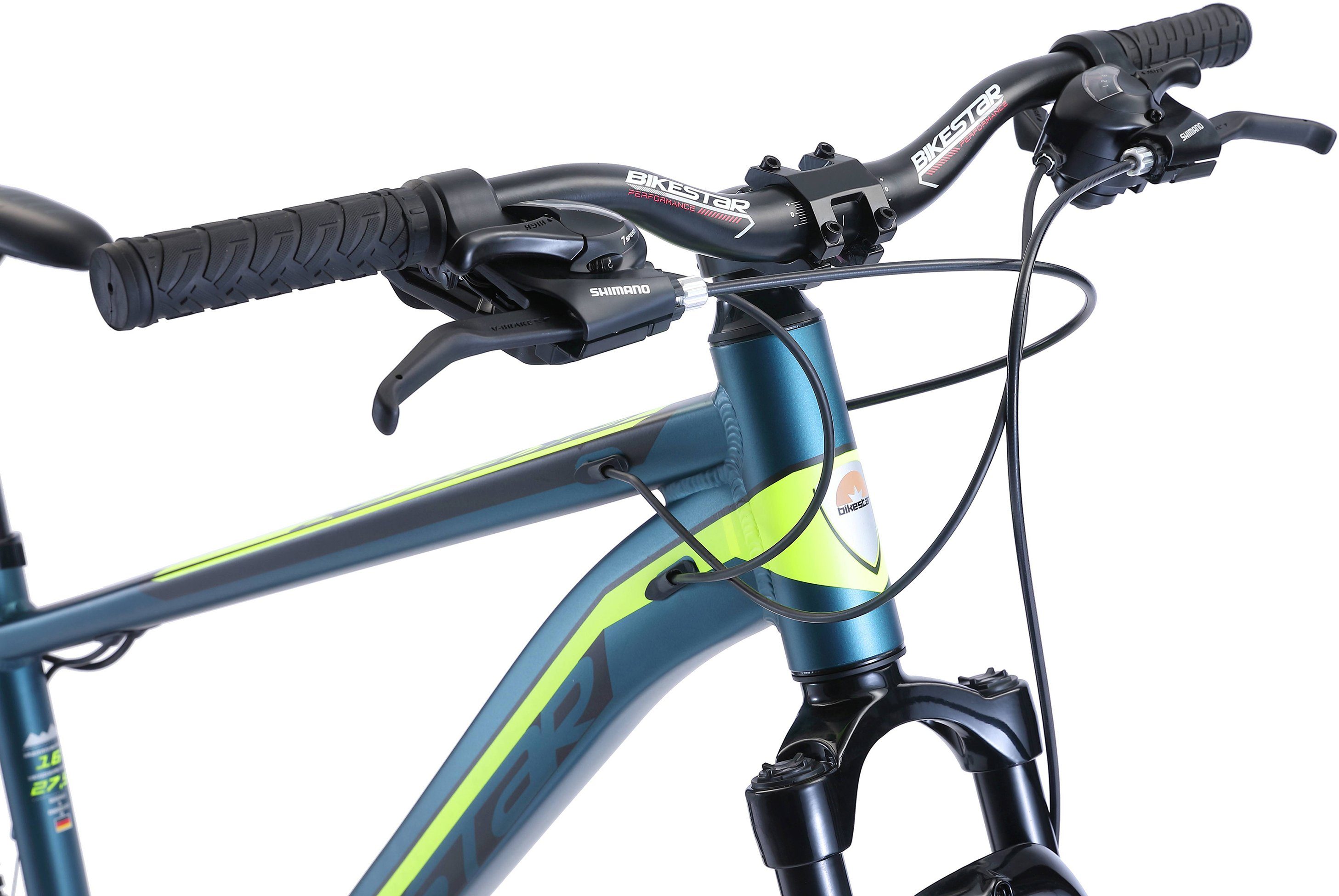 Bikestar Mountainbike, 21 Kettenschaltung Schaltwerk, Shimano Gang RD-TY300
