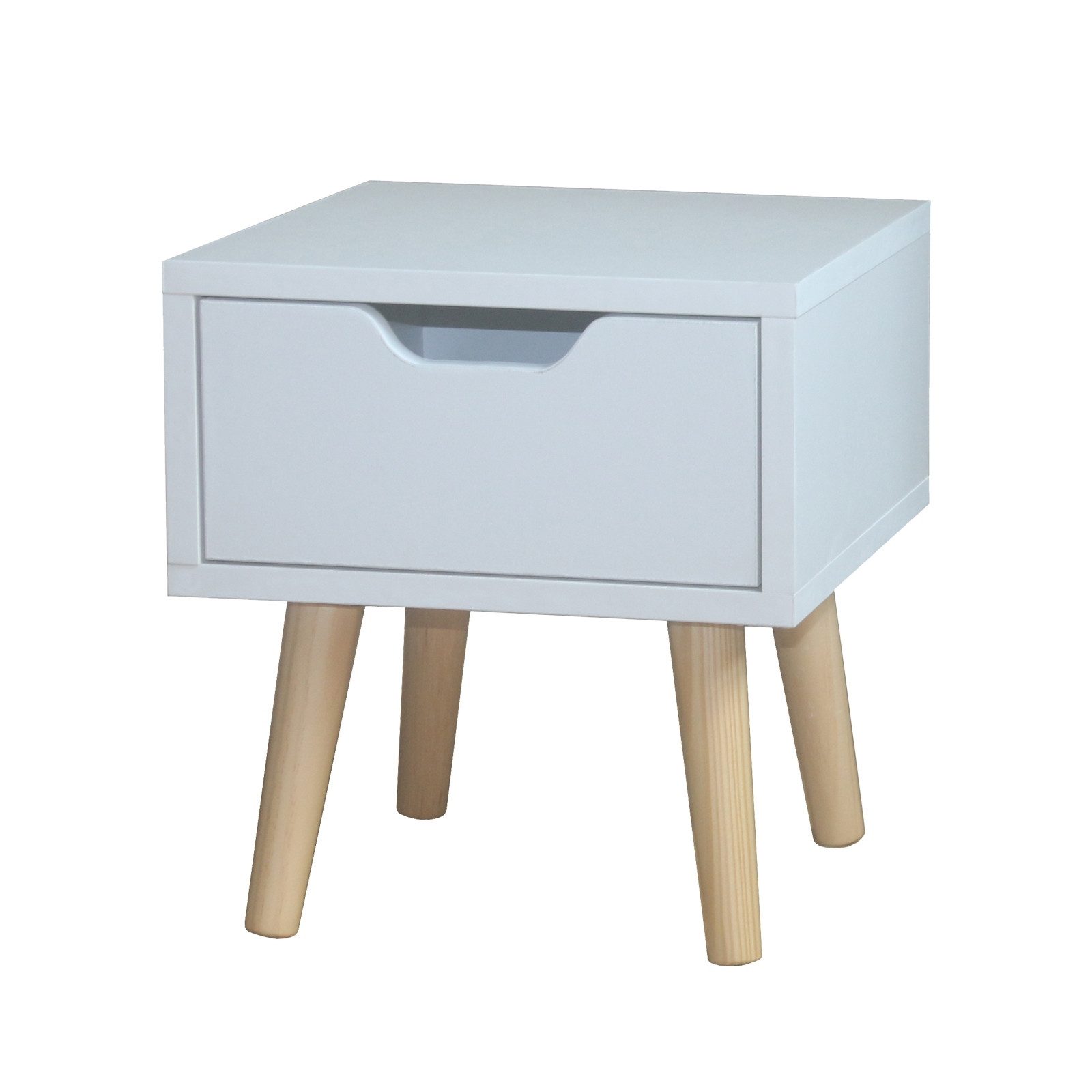 HTI-Living Nachttisch Nachttisch 1 Schublade Thekla Weiß (Stück, 1-St., 1 N günstig online kaufen