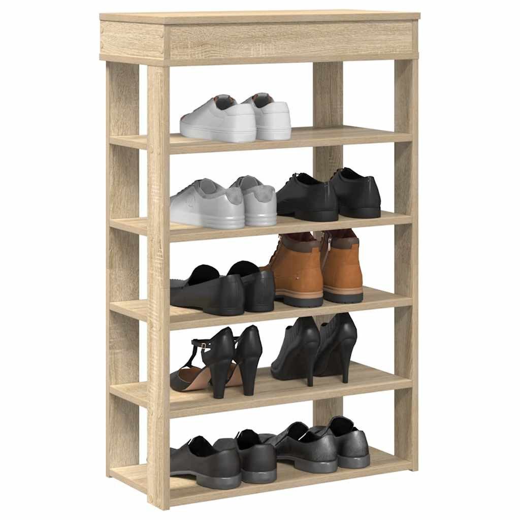 vidaXL Schuhregal Schuhregal Sonoma-Eiche 60x30x98 cm günstig online kaufen