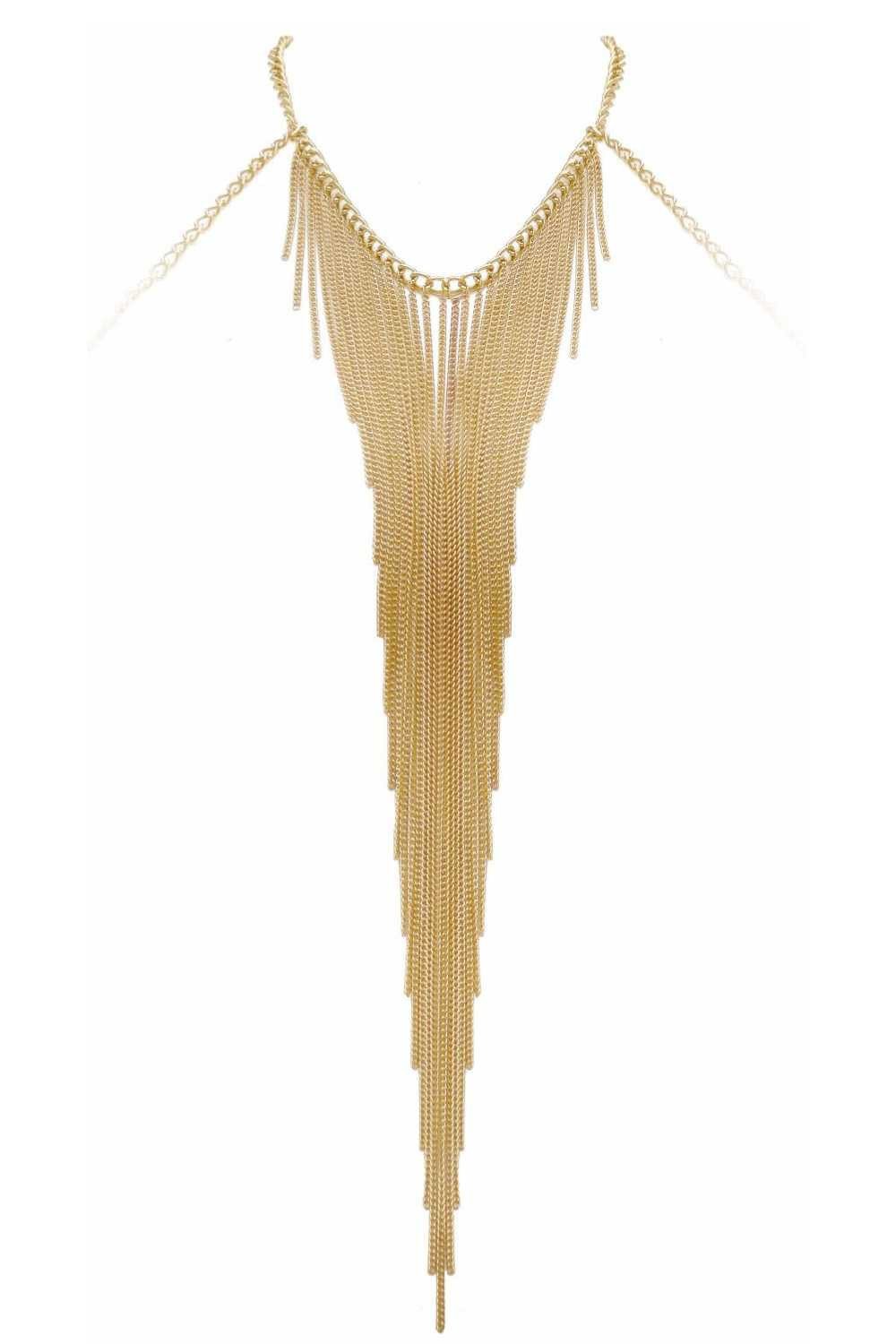 Escora Lange Kette anmutige Lange Halskette V-Form sexy C06 günstig online kaufen