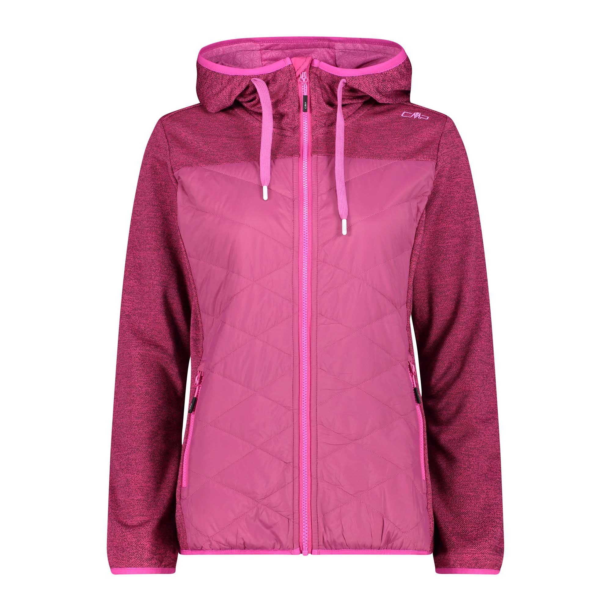 Outdoorjacke CMP Damen Jacke Woman Hybrid Jacket Fix Hood 32H5466