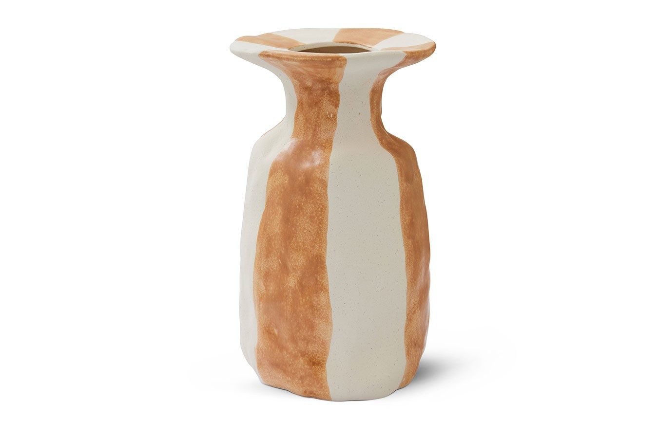 HOT Schüssel Dekovase Raja orangeweiss medium