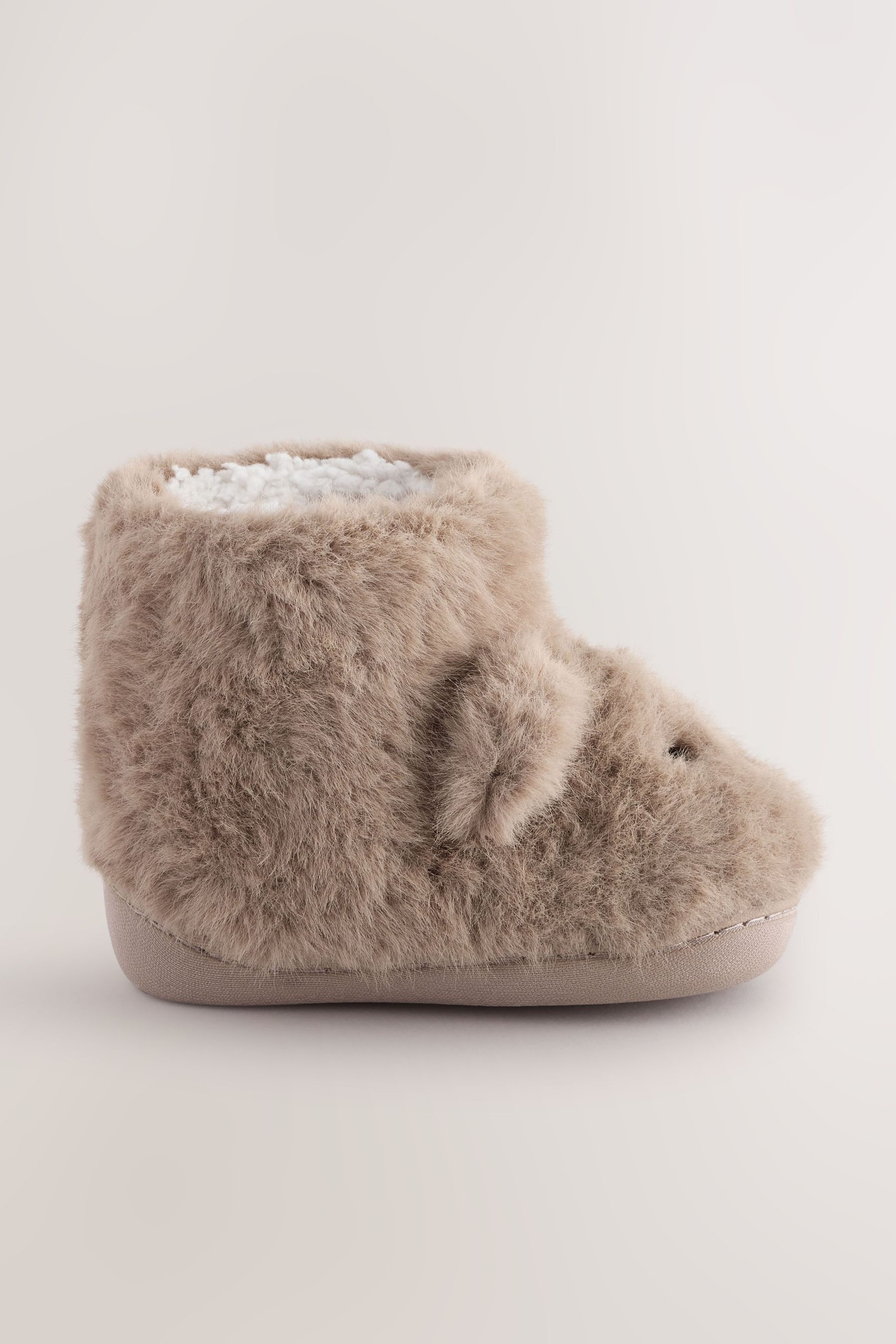 Next Hausstiefel mit warmem Futter, Bär Hausschuh (1-tlg)