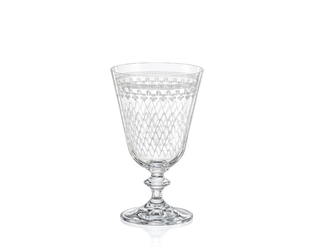 Rotweinglas Weingläser Bella MADAME KAROLINKA Kristallglas 350 ml 6er Set