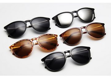 AquaBreeze Sonnenbrille Sonnenbrille-für-Herren-Damen Sonnenbrillen Retro Vintage Stil Fahrradbrille Rechteckig Sunglasses
