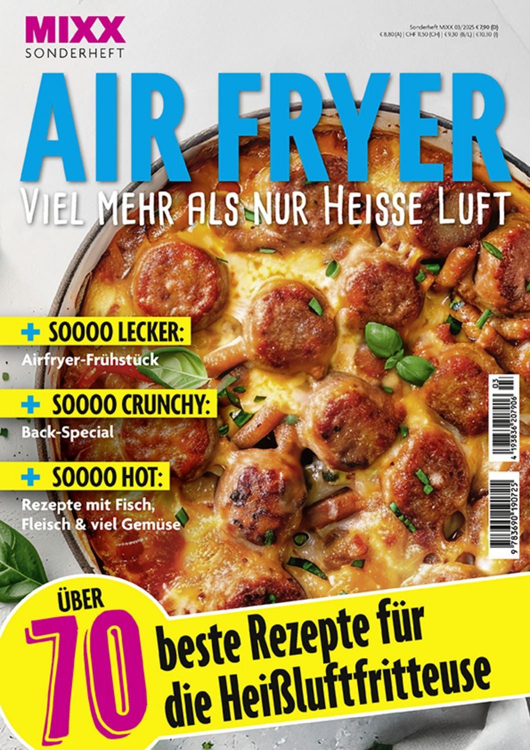 MIXX Airfryer-Spezial: Über 70 Rezepte für die Heißluftfritteuse Heft / diverse