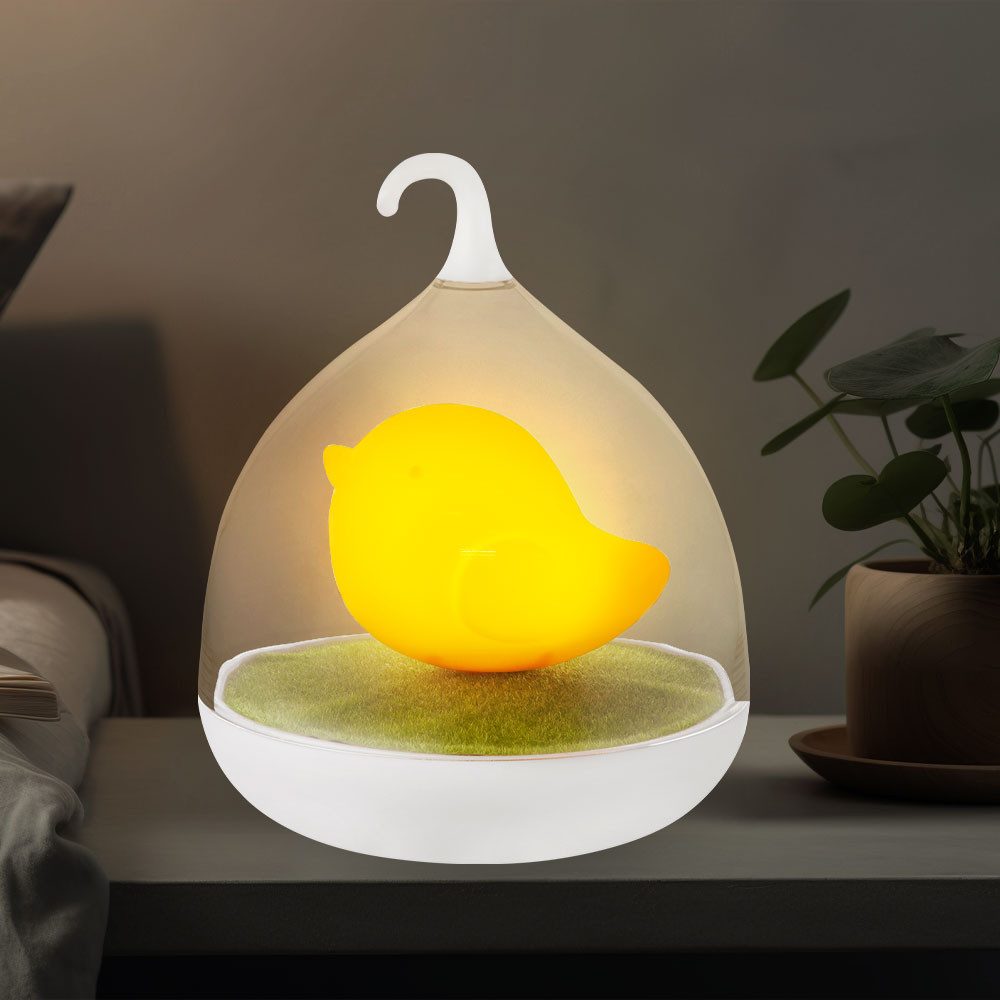 GLOBO LIGHTING Dekolicht, Leuchtmittel nicht inklusive, Tischleuchte Nachttischlampe Schlafzimmer LED Vogelfigur Touchdimmer