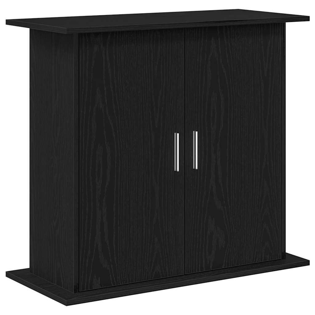 vidaXL Aquariumunterschrank Aquariumständer Schwarz Eichen-Optik 81x36x73 günstig online kaufen