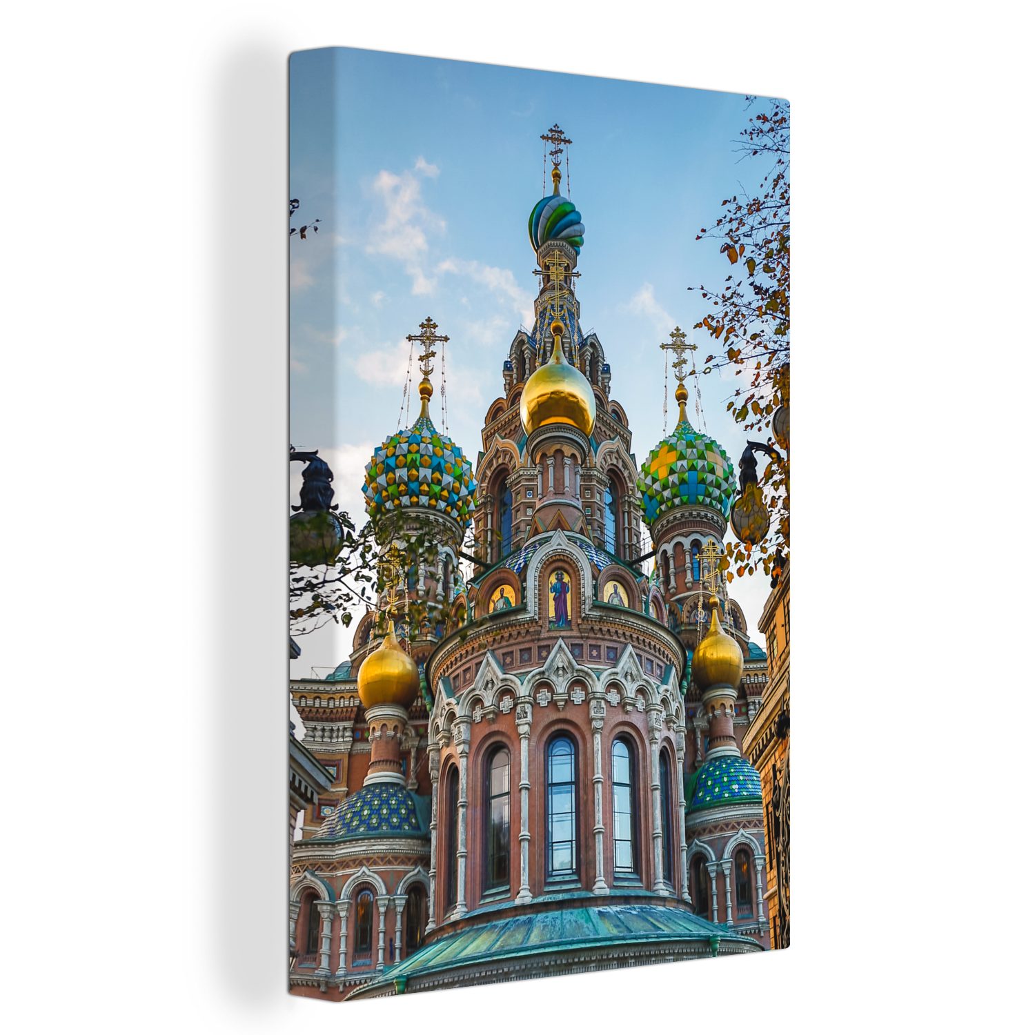 OneMillionCanvasses® Leinwandbild Sankt Petersburg - Kathedrale - Architektur, (1 St), Leinwandbild fertig bespannt inkl. Zackenaufhänger, Gemälde, 20x30 cm