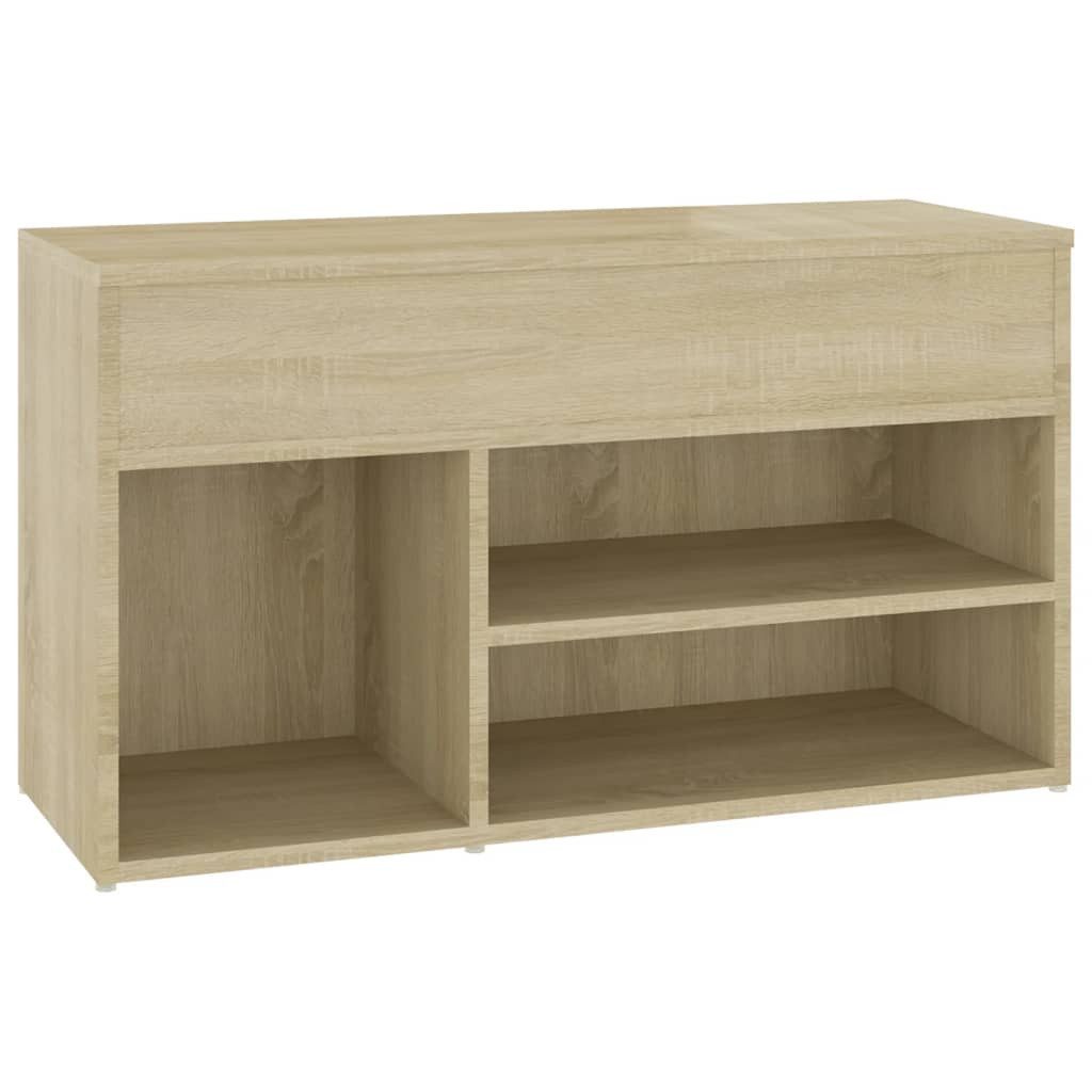 vidaXL Schuhschrank 80 x 30 x 45 cm Schuhregal Schuhschrank Flurschrank Schuhbank Sonoma E