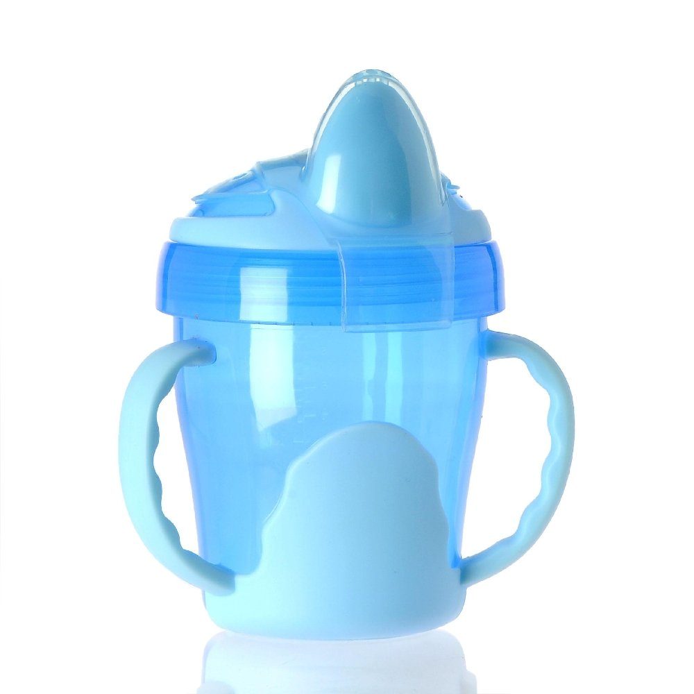 Baby mit erster 220ml Babyflasche Mein Trinklernbecher auslaufsicher Vital Griffen - -