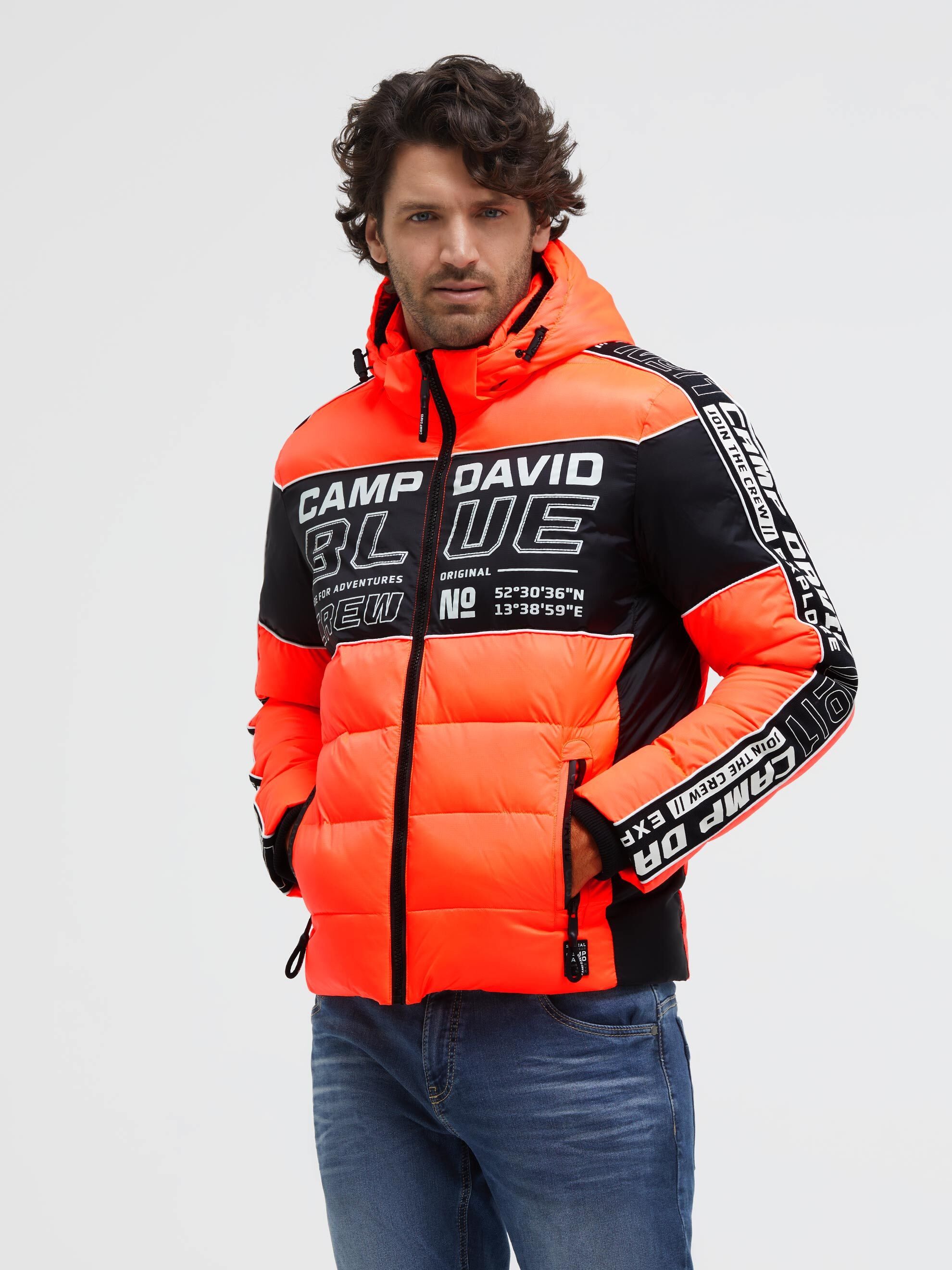 CAMP DAVID Winterjacke mit abtrennbarer Kapuze