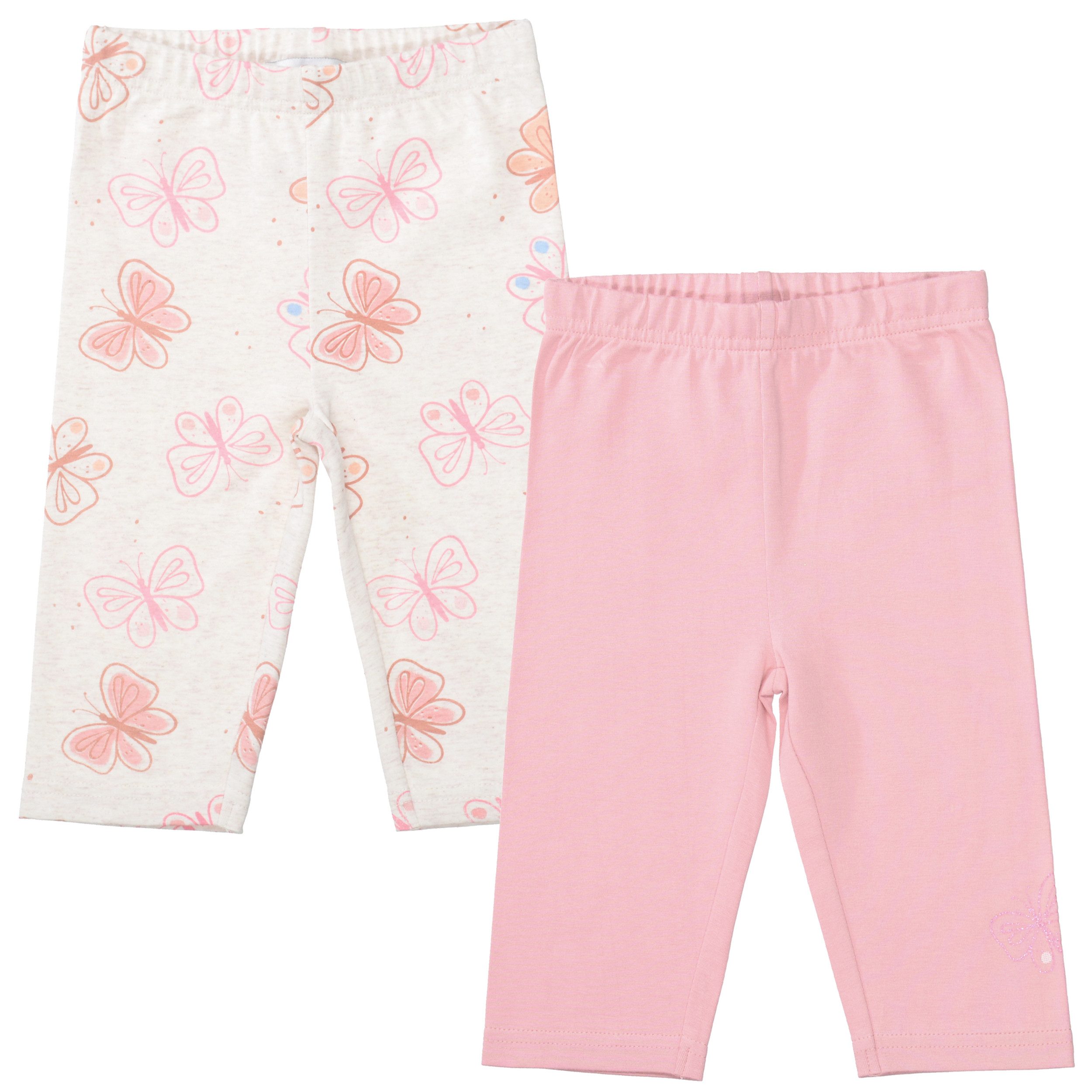 STACCATO Caprileggings (2-tlg) 2er Pack mit Schmetterlings-Motiven, für Girls