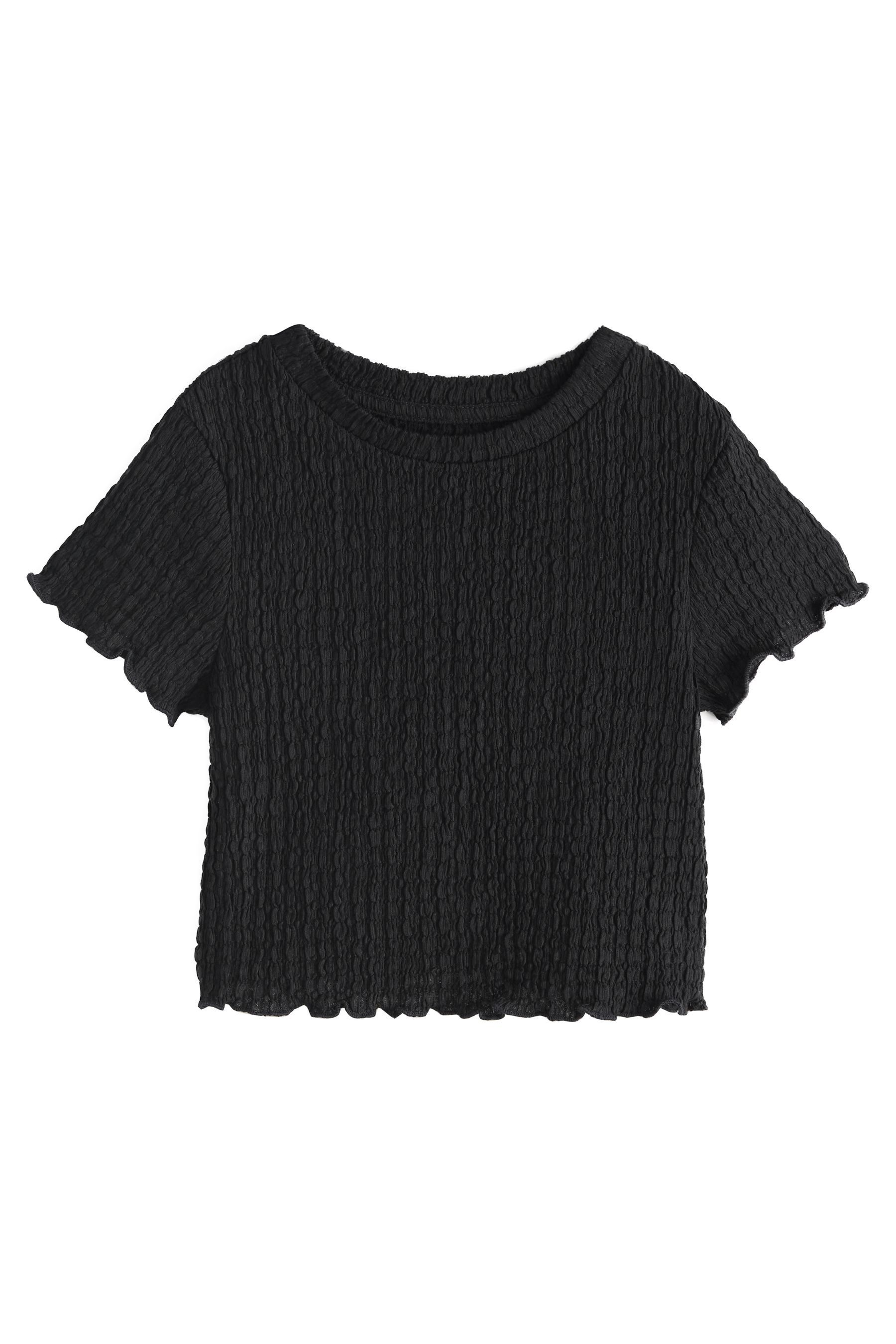 T-Shirt Strukturiertes T-Shirt