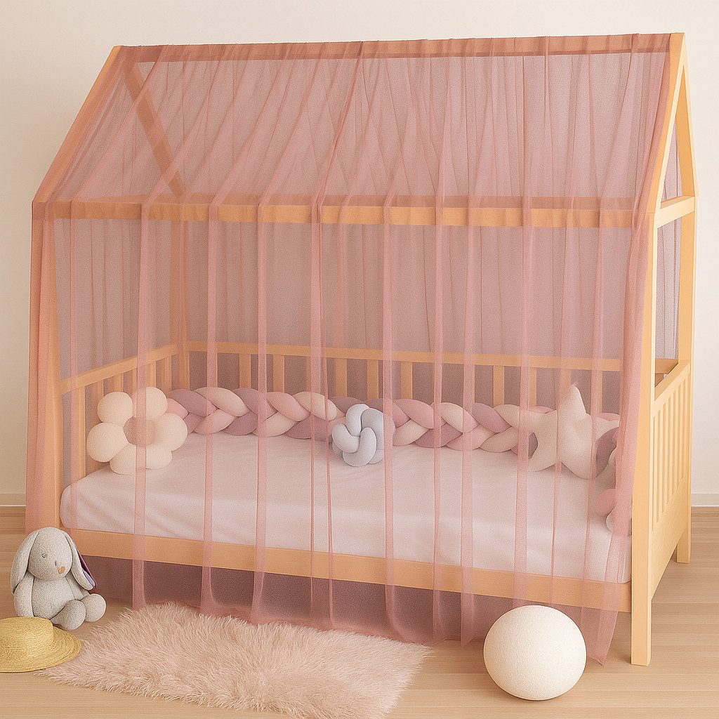 Baby Fancyroom Betthimmel Hausbett Himmel Premium Tüll, Baldachin für Kinde günstig online kaufen