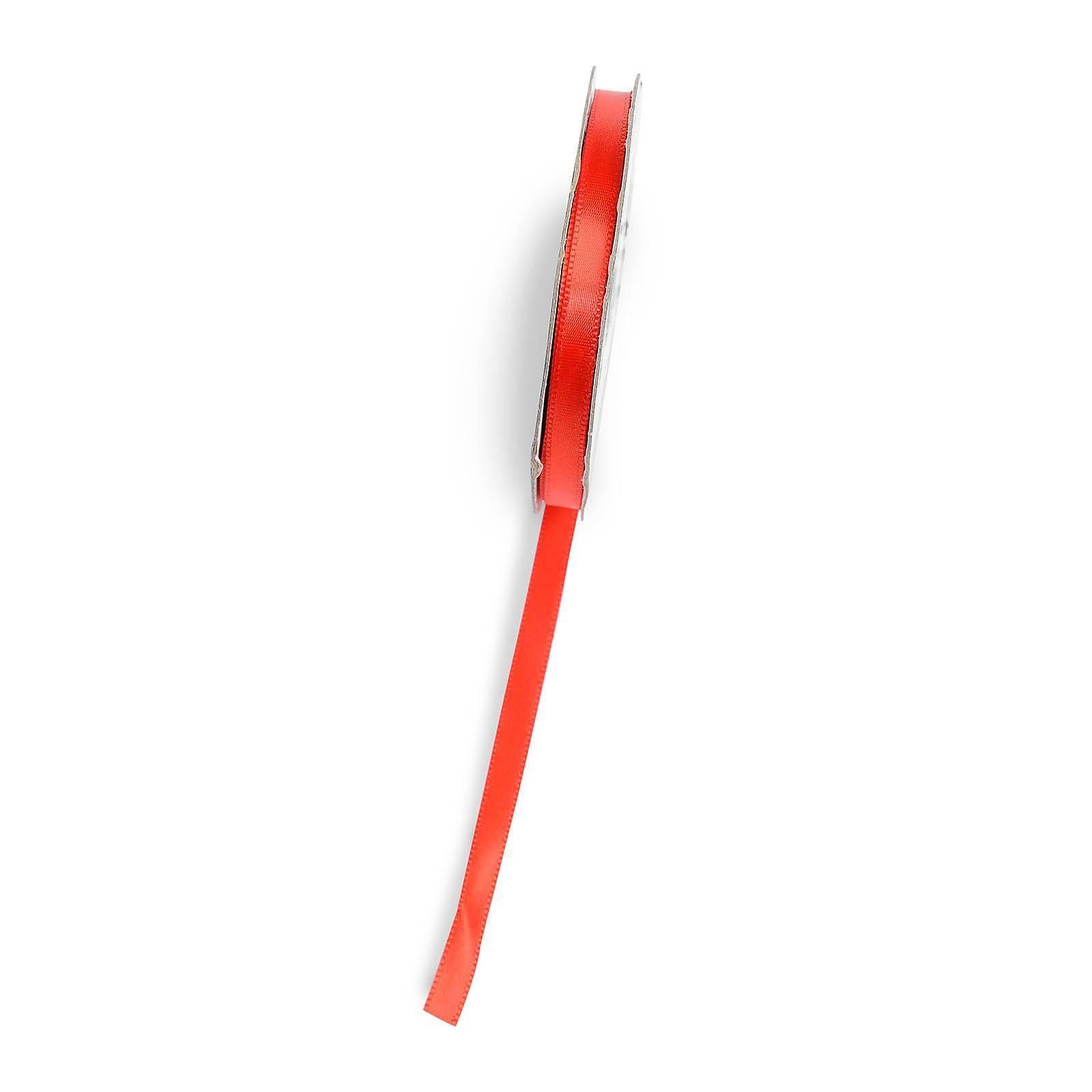 Meter, B Polyester, Depot L Satin-Band 0.6 Zentimeter Rot aus Elisabeth, Geschenkpapier 15