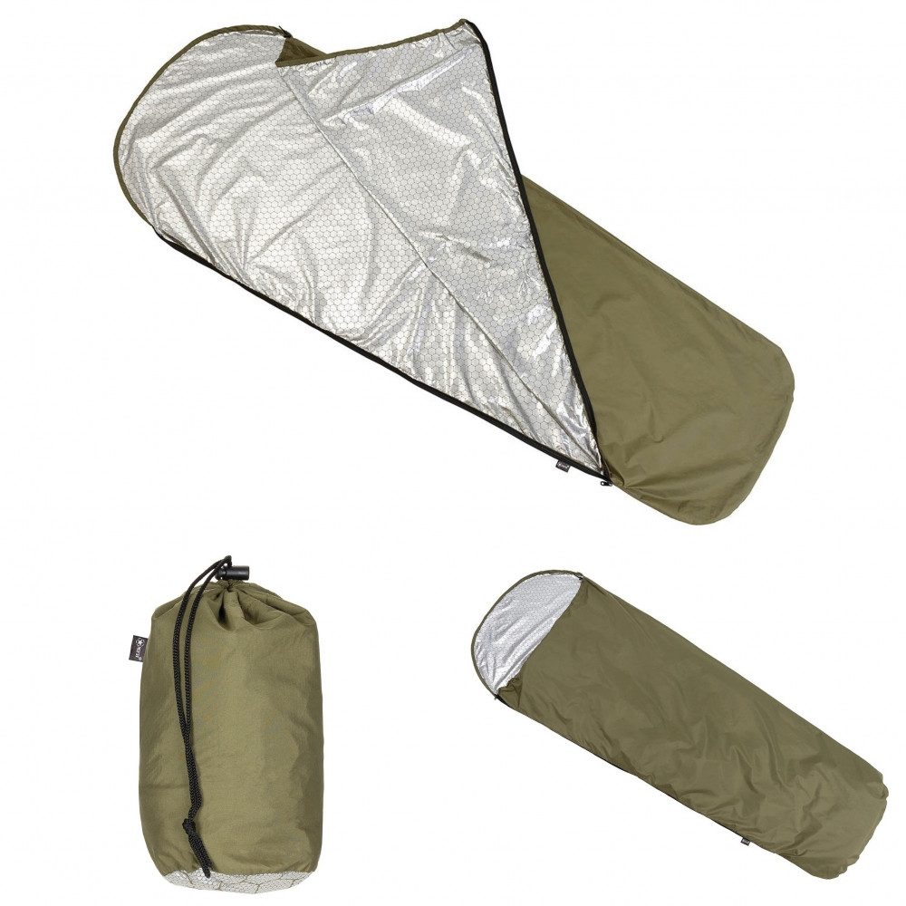 MFH Biwaksack MFH Schlafsacküberzug, Thermo, oliv - Schlafsack (Notfallschlafsack geeignet)