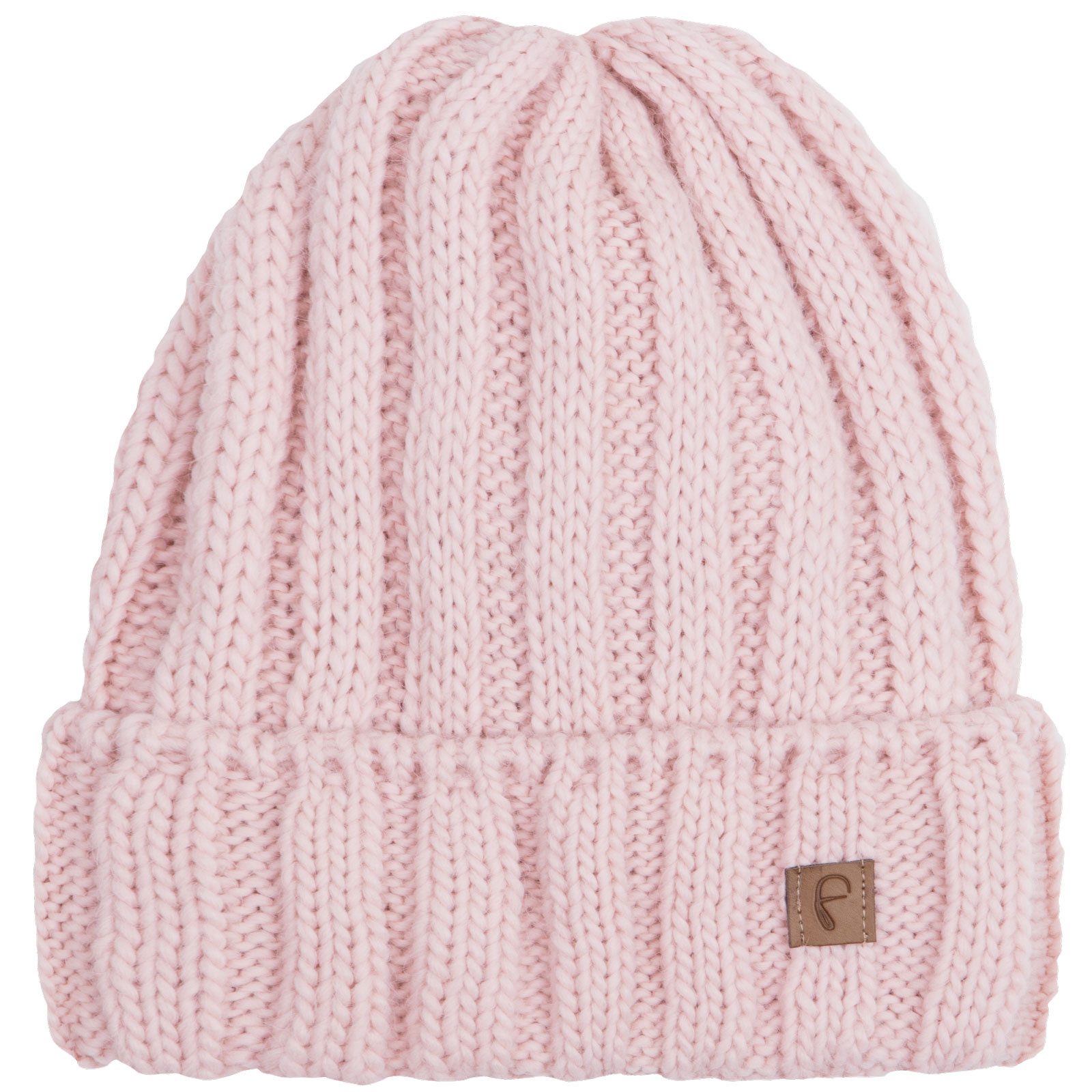 Faera Strickmütze (1-St) Wintermütze gefüttert Grobstrick Fleecefutter Beanie Herren Damen