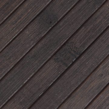 Teppich Teppich Rechteckig Dunkelbraun 100x500 cm Bambus, vidaXL, Rechteckig