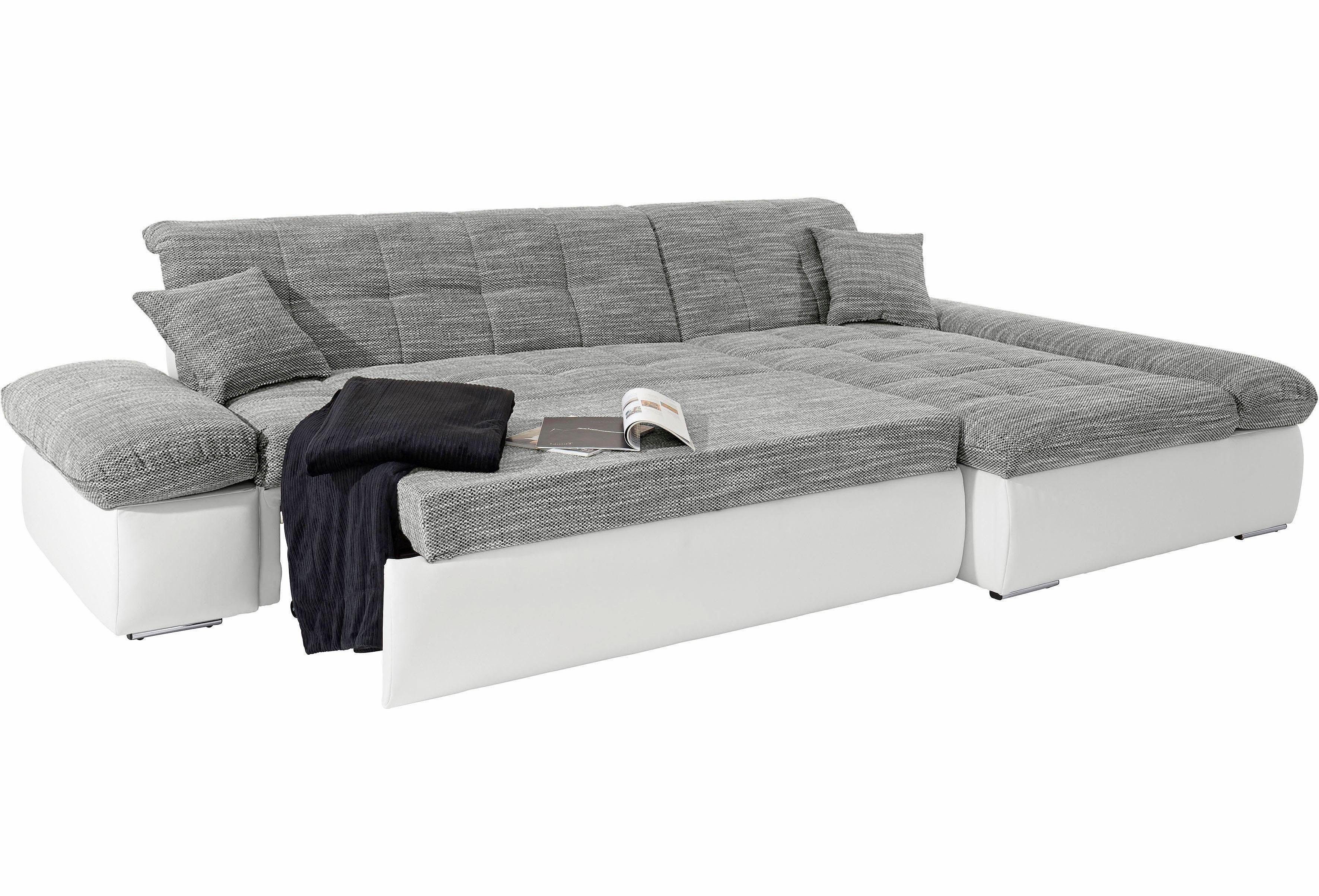 DOMO collection Ecksofa "Moric, L-Form, XXL-Sofa - Breite 300cm", wahlweise günstig online kaufen