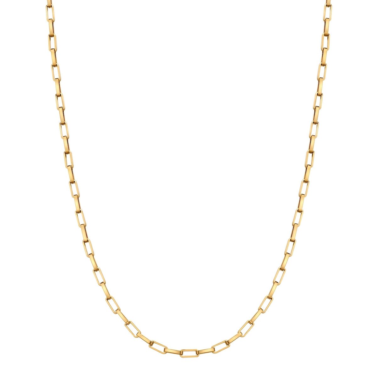 Edelstahlkette gelbgold