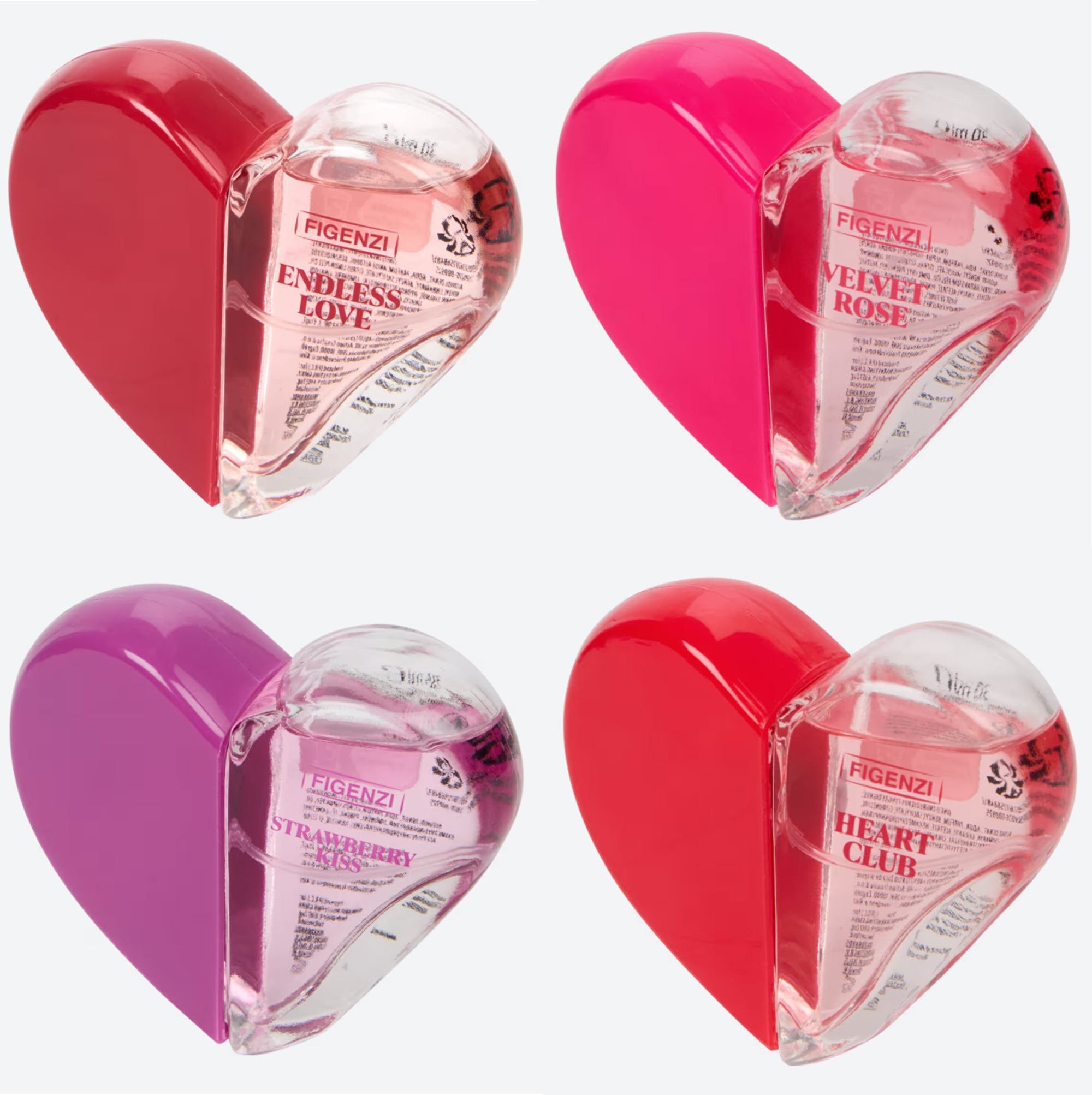 Spectrum Eau de Parfum Figenzi Display Love Parfüm 4 x a 30 ml Flacon