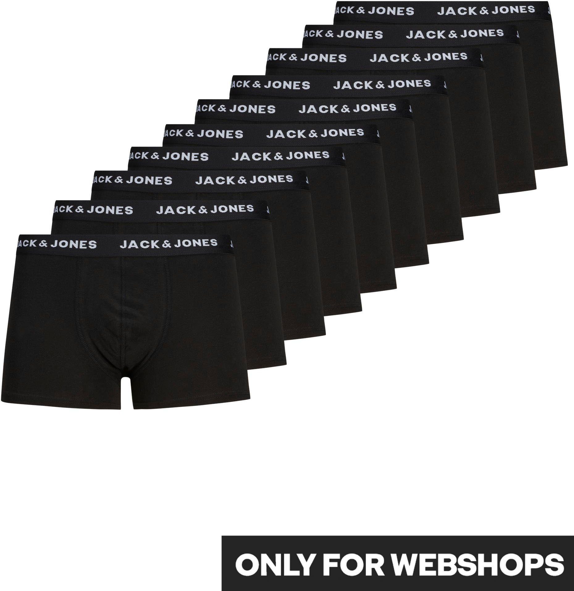 Jack & Jones Boxershorts SOLID TRUNKS 10 PACKS (Packung, 10-St., 10er-Pack) Black 12189937 | 
