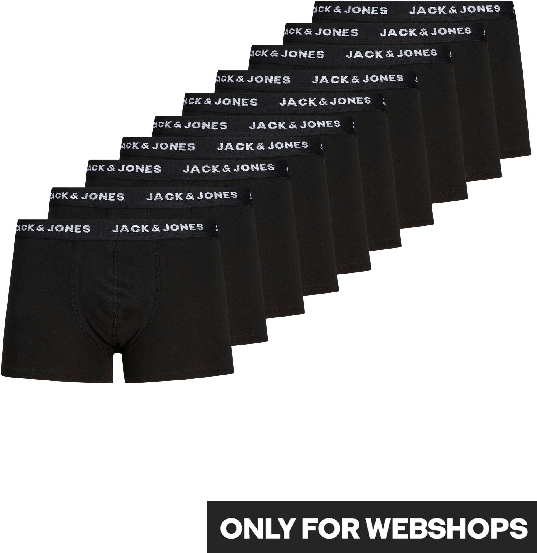 Jack & Jones Boxershorts SOLID TRUNKS 10 PACKS (Packung, 10-St., 10er-Pack)