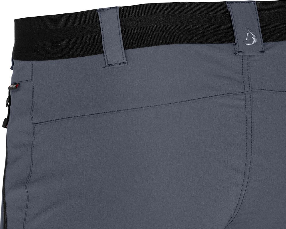 Bergson Outdoorhose ARRESÖ COMFORT (slim) Herren Wanderhose, leicht, strapazierfähig, Normalgrößen, grau/blau
