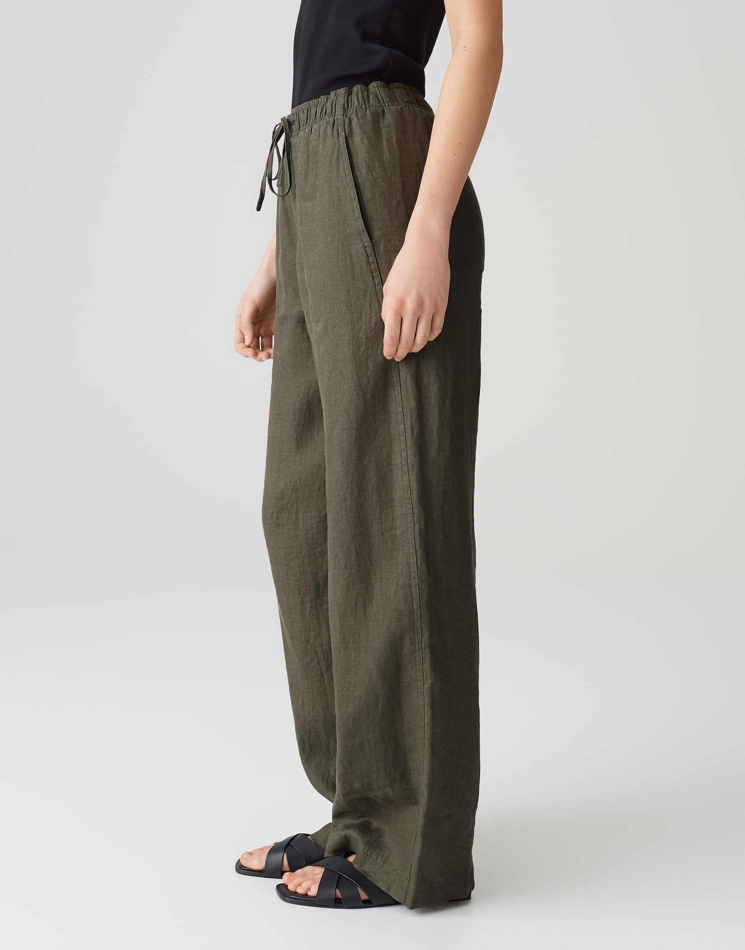 OPUS Leinenhose MILENI LINEN mit vorverlegter Seitennaht – Bild 5 von 5