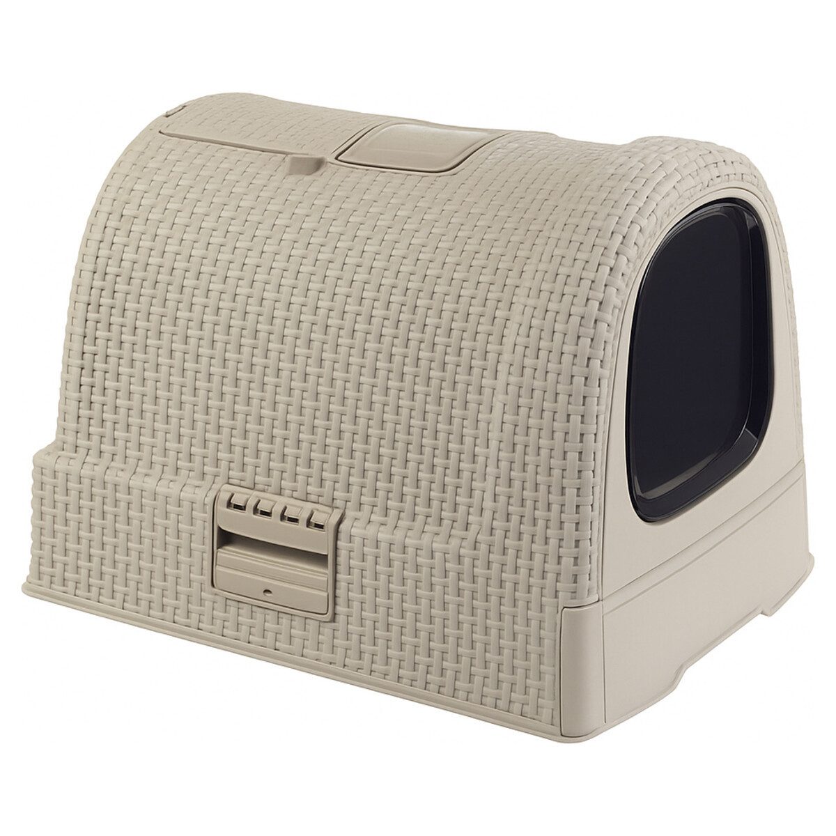 Curver Katzentoilette Katzentoilette warmgrau