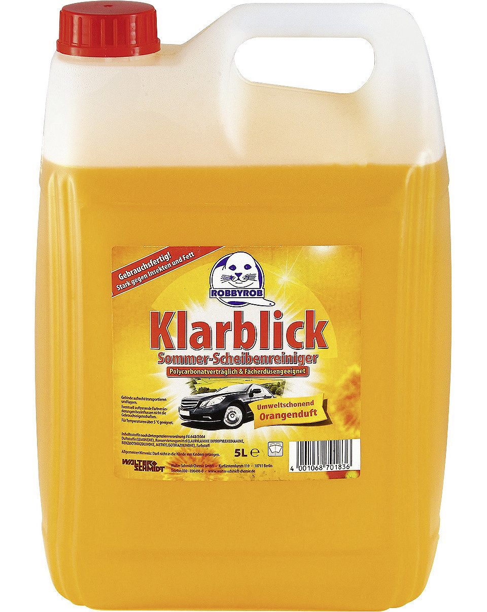 Robbyrob Sommerscheibenreiniger Fertigmix Orange 5 Scheibenreiniger