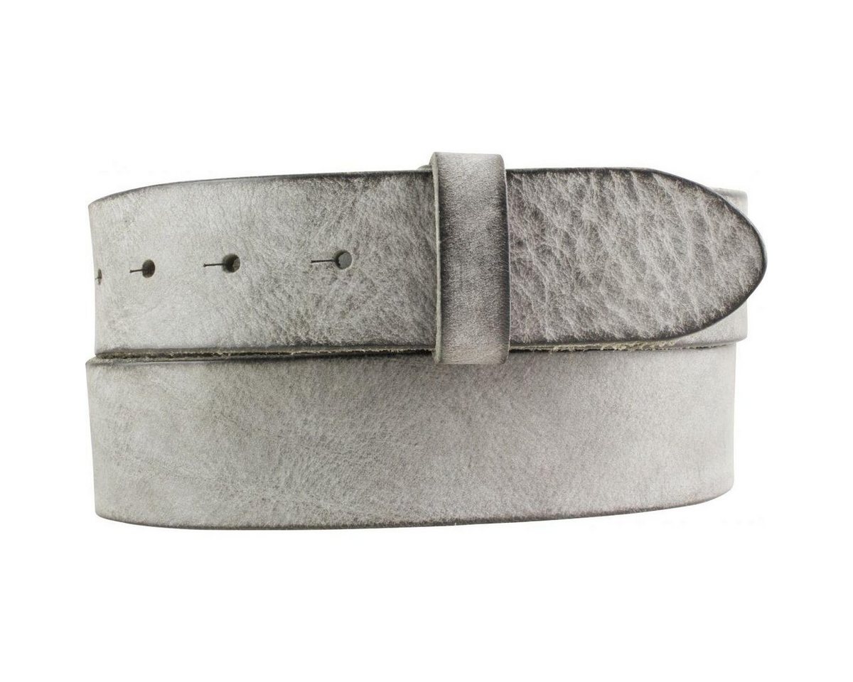 BELTINGER Ledergürtel Wechselgürtel aus weichem Vollrindleder Used-Look 4 cm - Druckknopf-Gü (1-St)